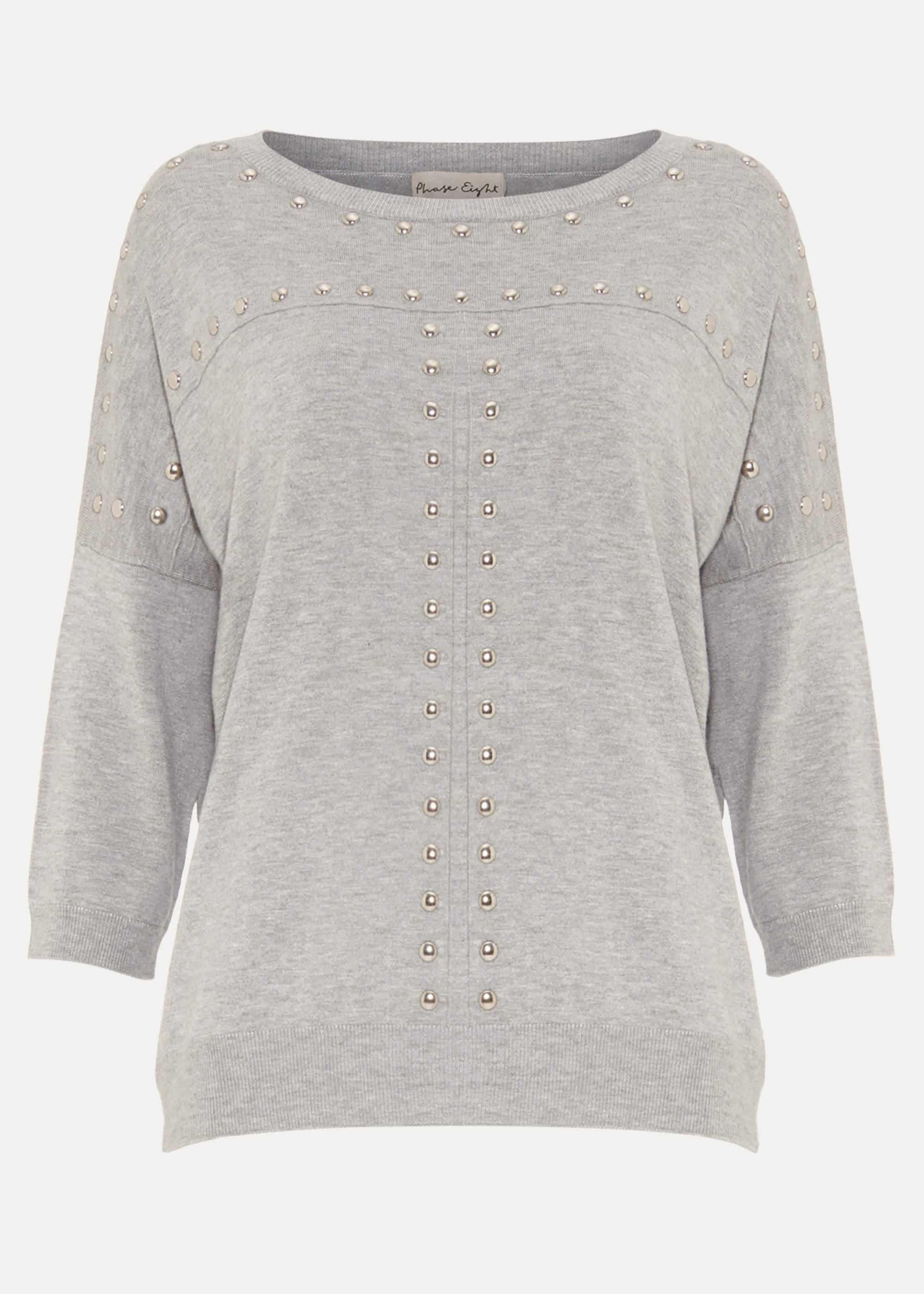 Serena Stud Seam Knit Top
