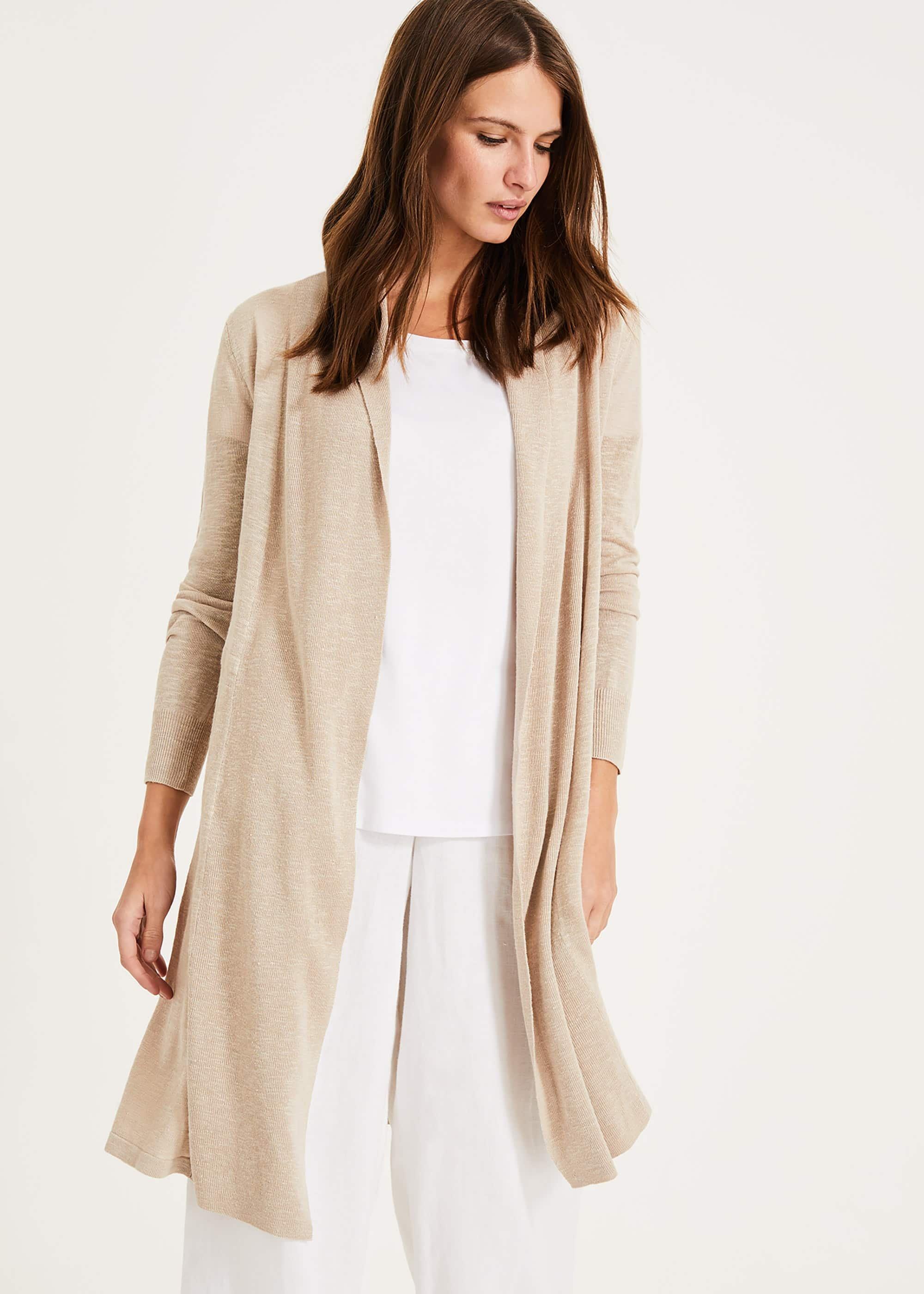 Lili Linen Longline Cardigan