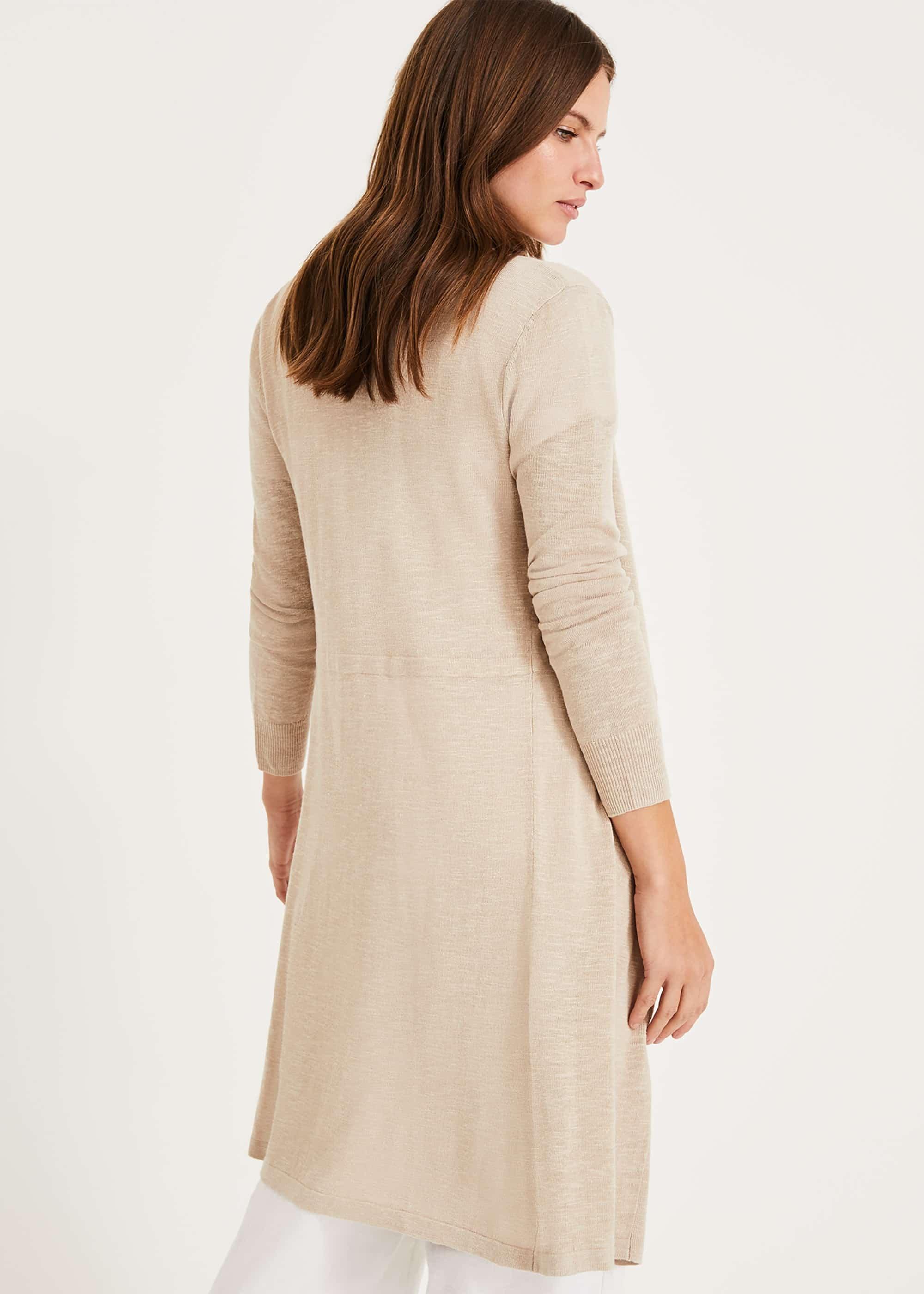 Lili Linen Longline Cardigan