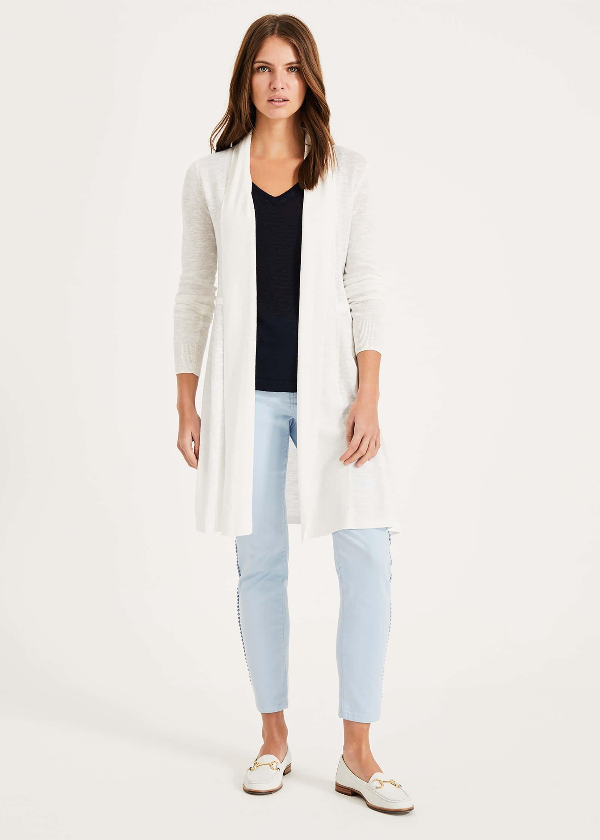 Lili Linen Longline Cardigan
