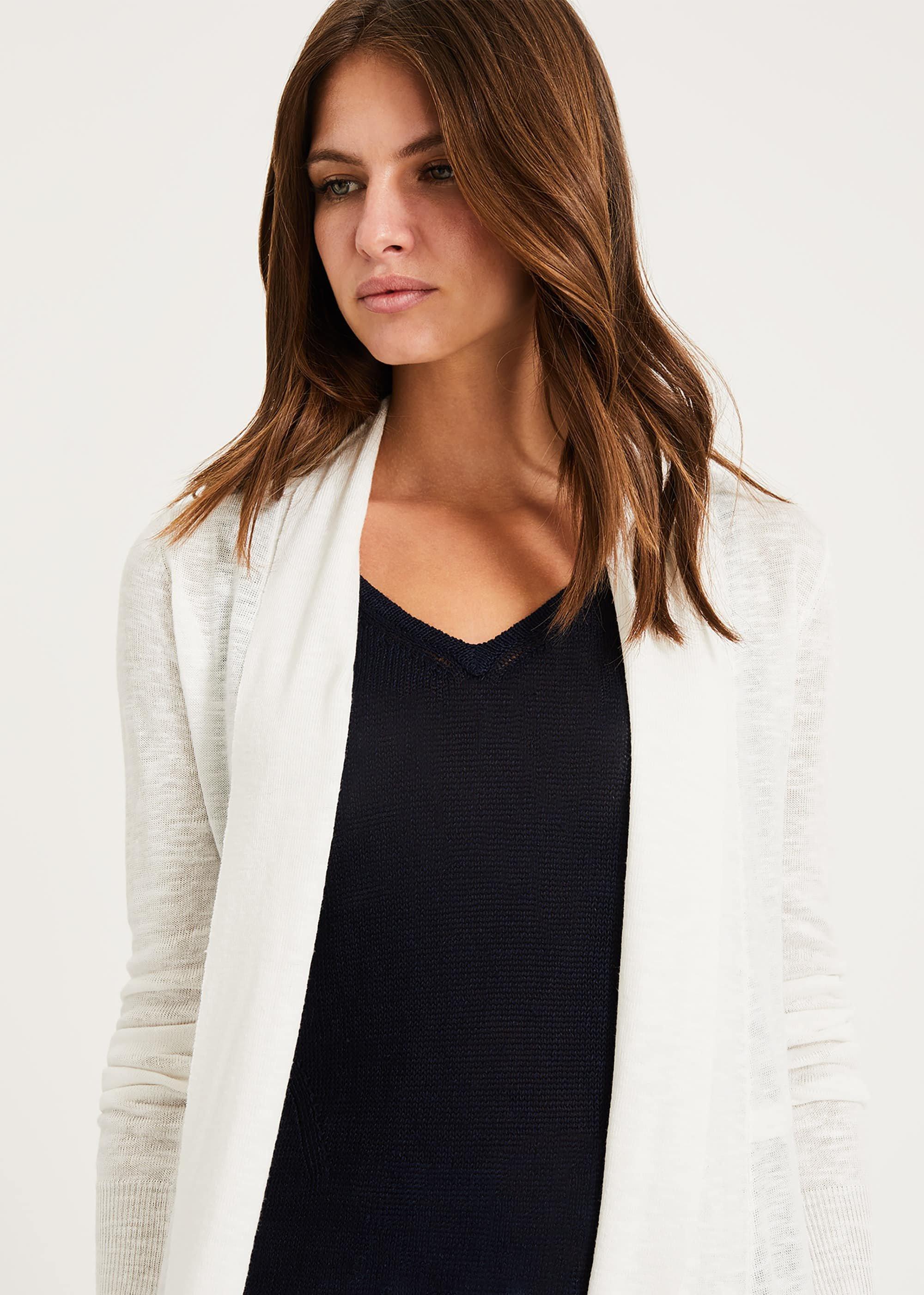 Lili Linen Longline Cardigan