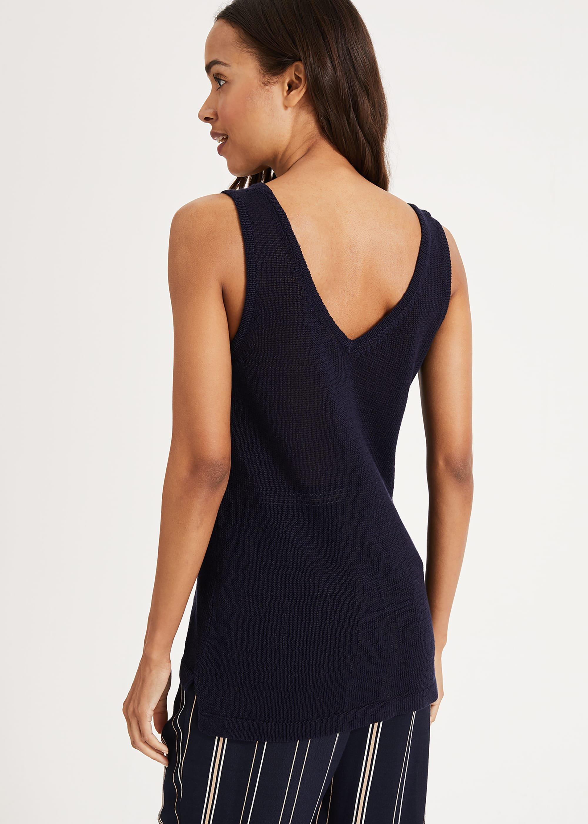 Lou Linen Knitted Vest