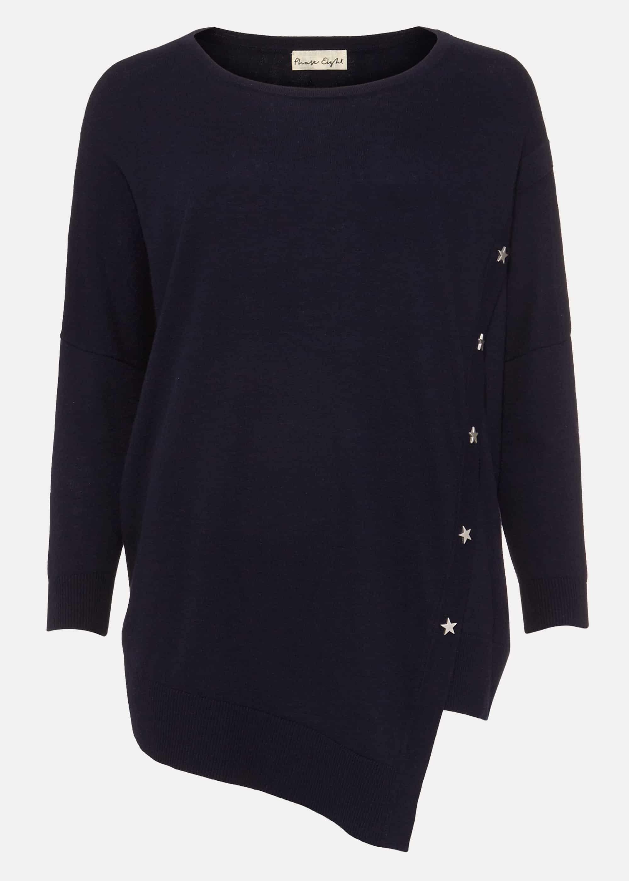 Sonny Star Button Asymmetric Jumper