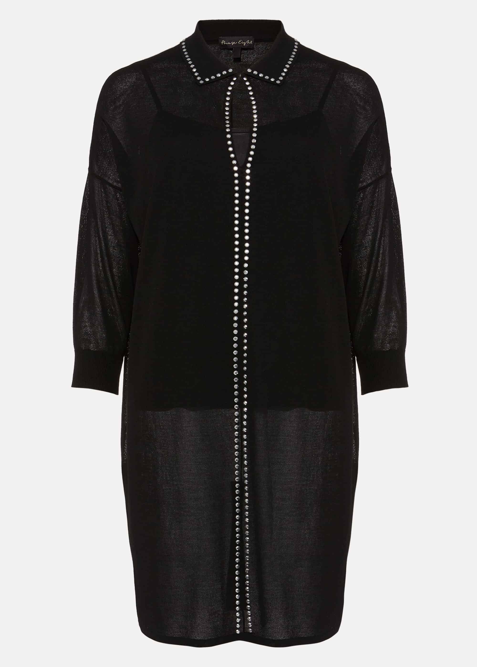 Sibyl Stud Collar Tunic Dress