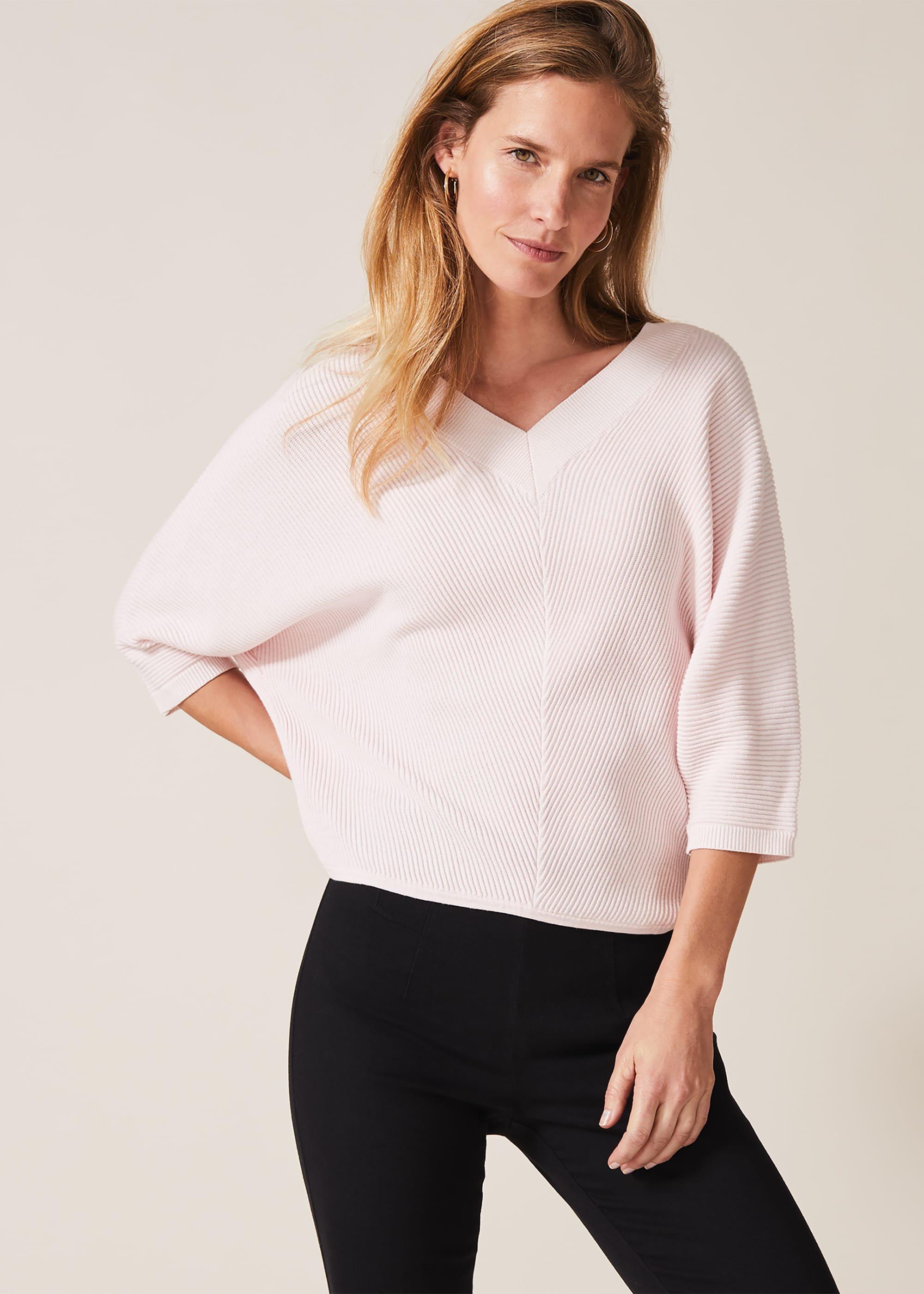 Rylie Ribbed V Neck Jumper