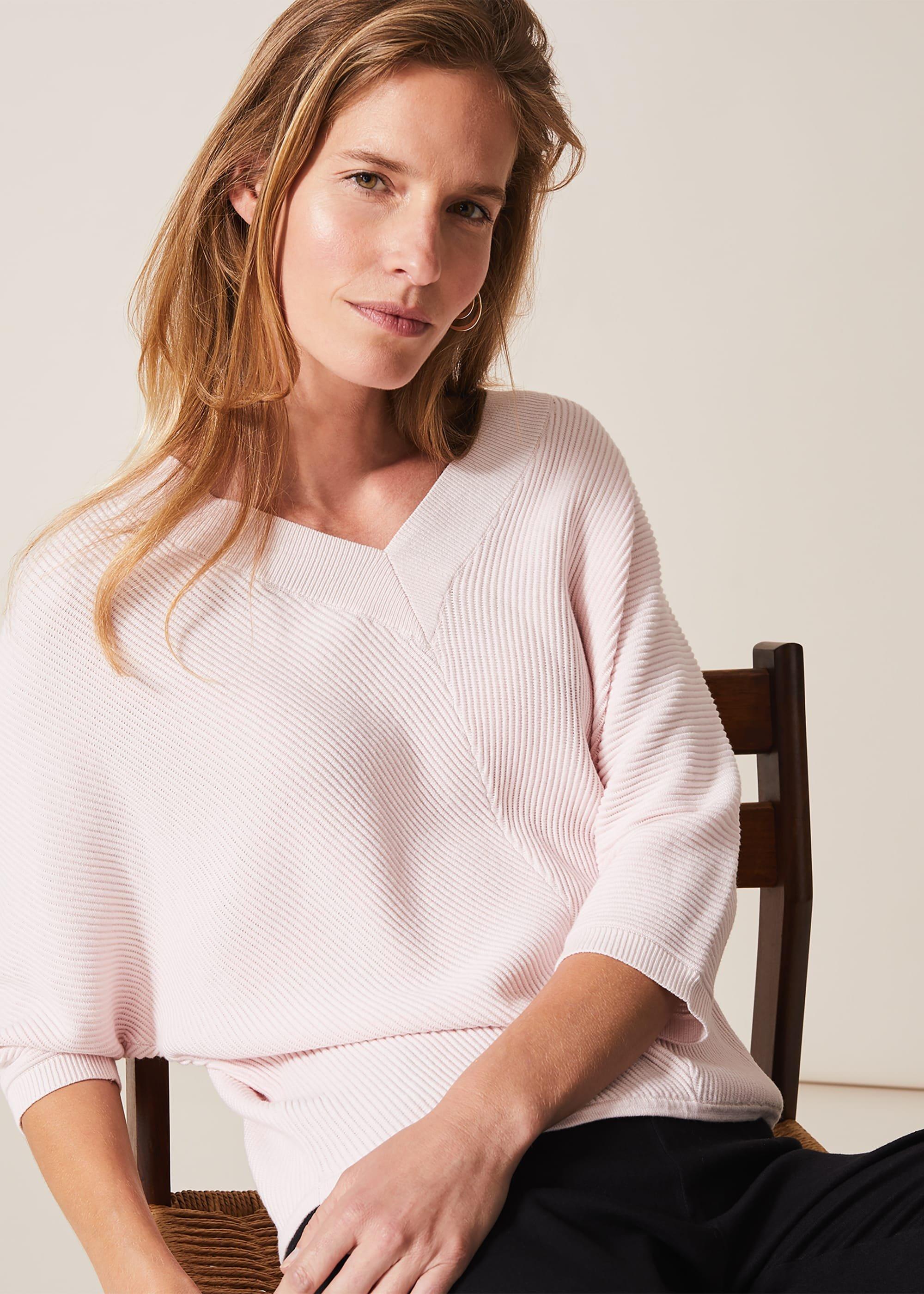Rylie Ribbed V Neck Jumper
