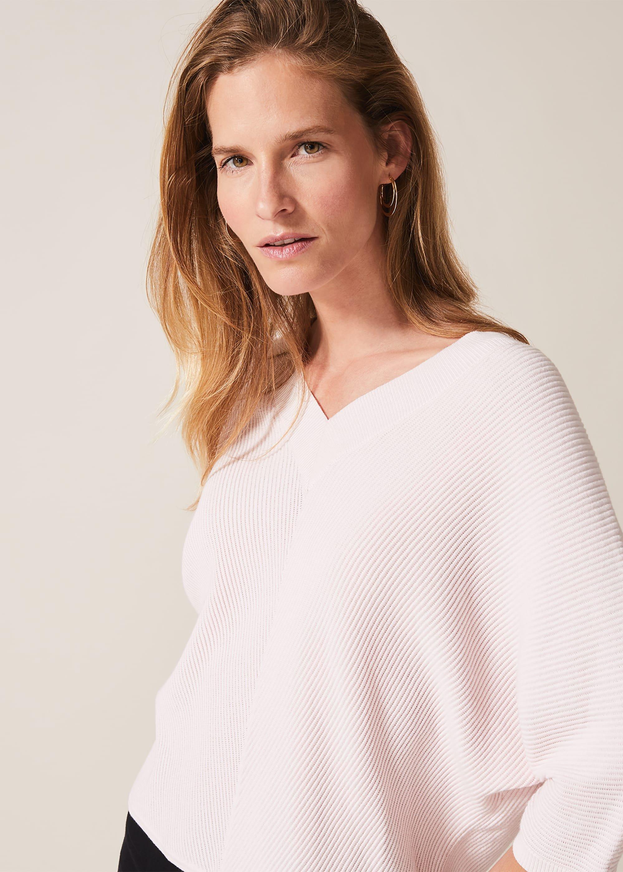 Rylie Ribbed V Neck Jumper