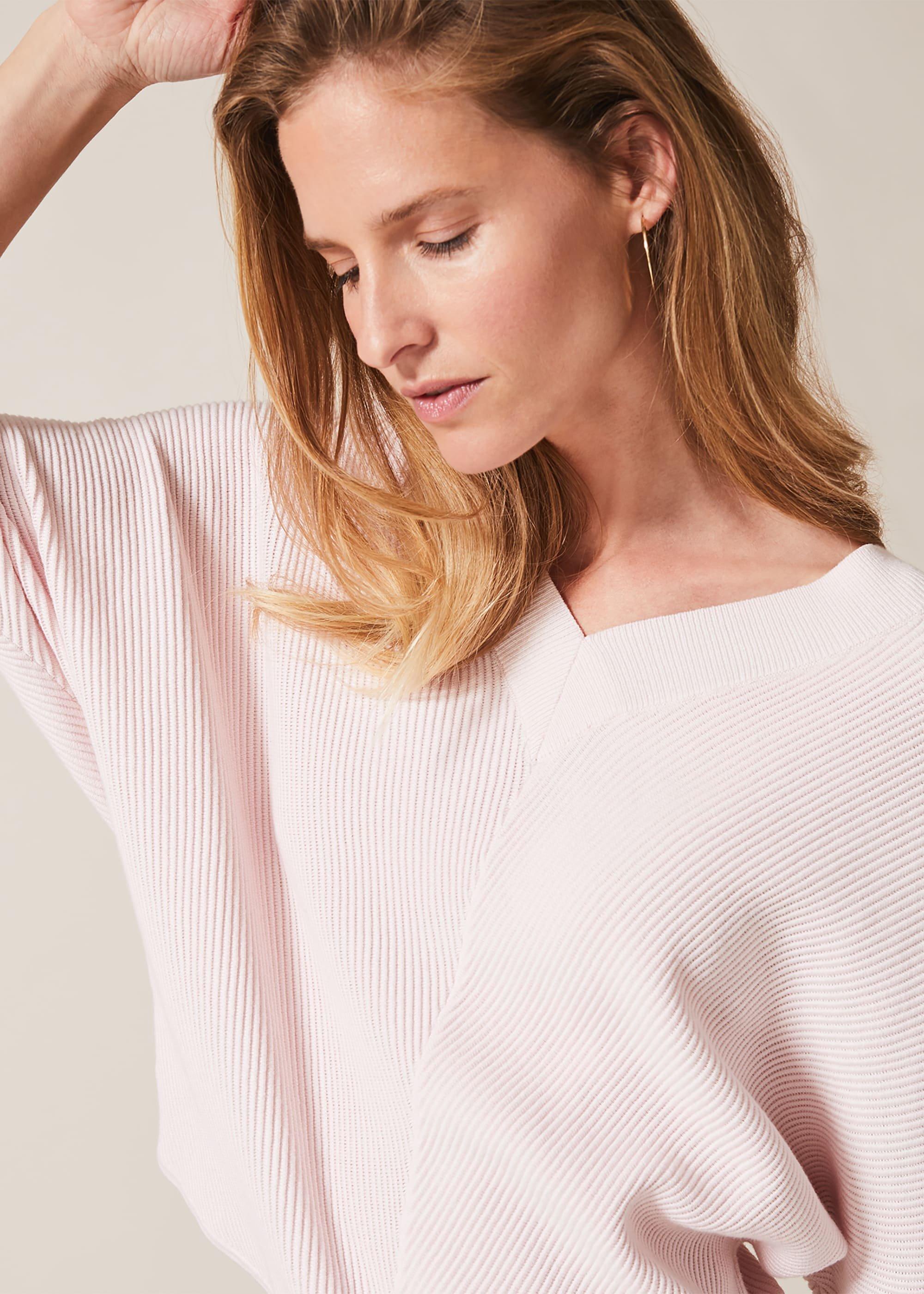 Rylie Ribbed V Neck Jumper