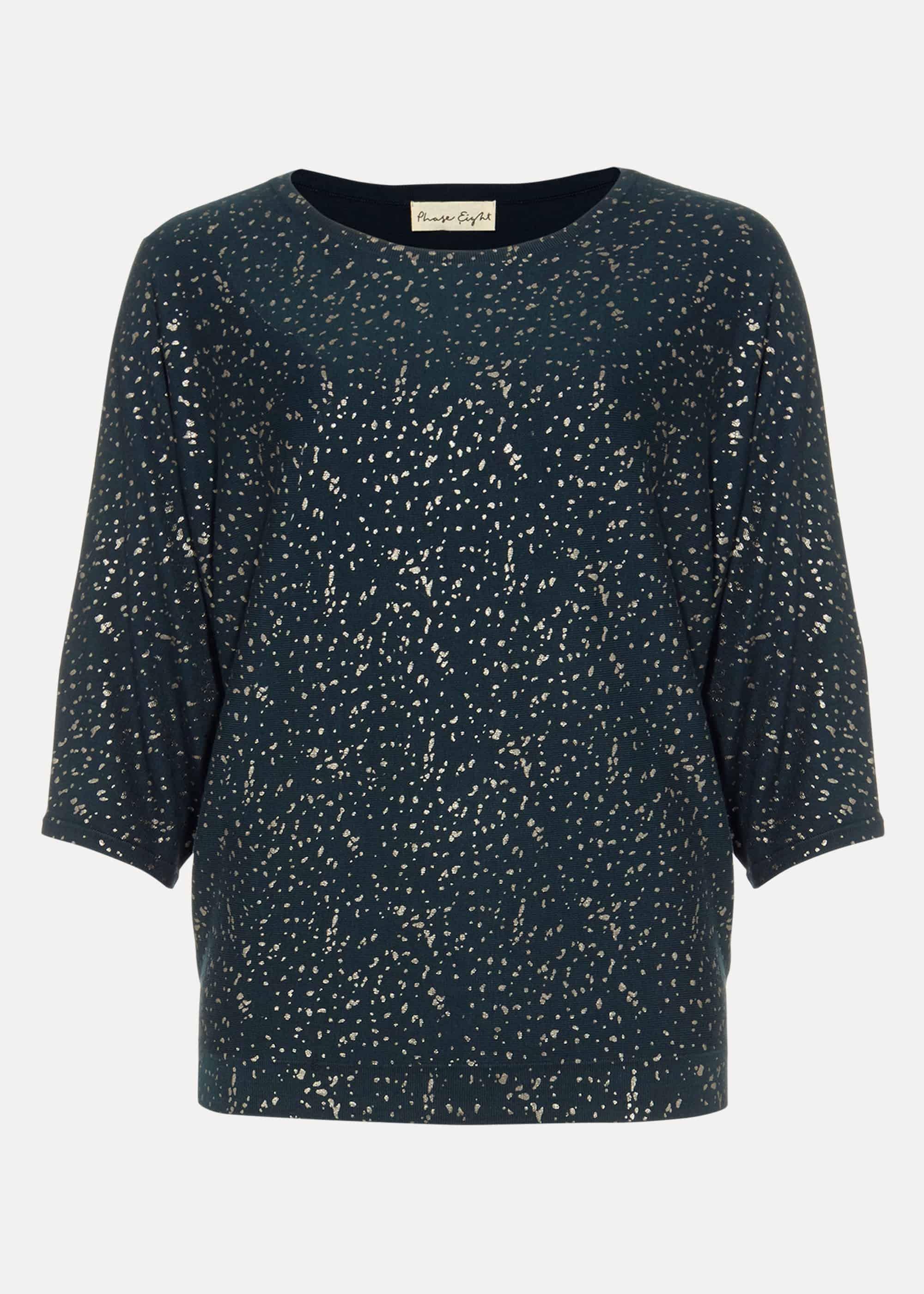 Felicity Foil Print Jumper