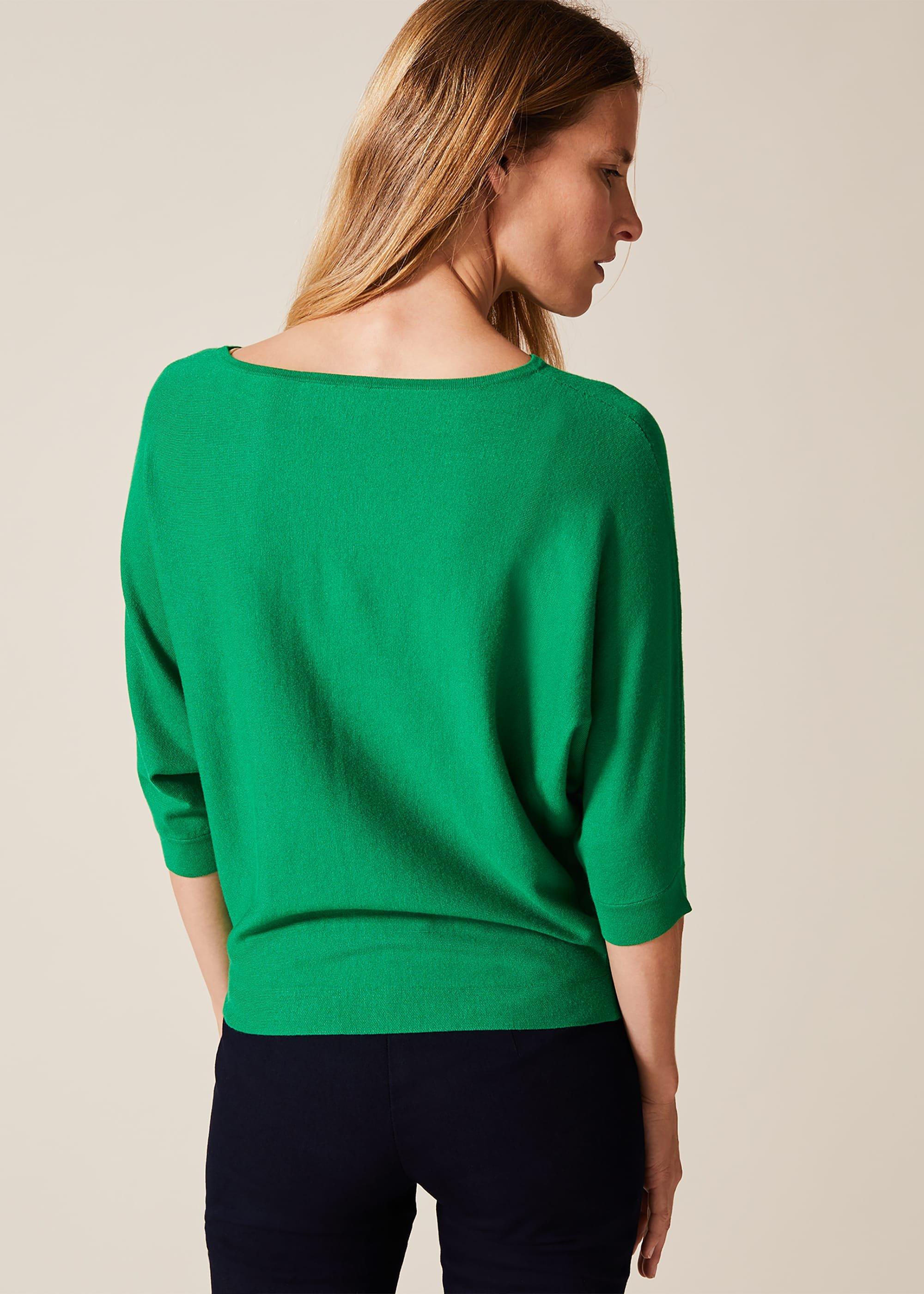 Cristine Batwing Knitted Top