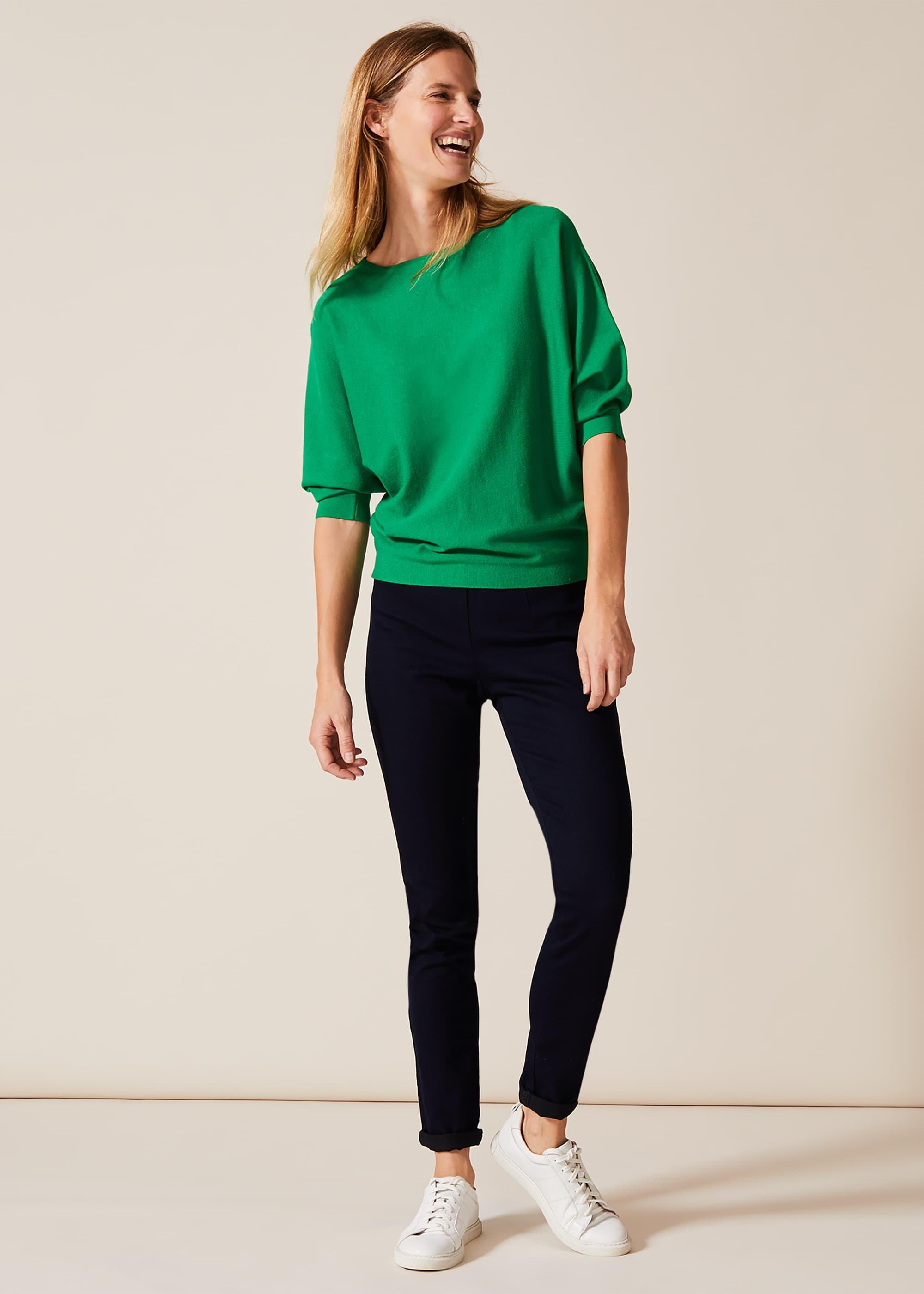 Cristine Batwing Knitted Top