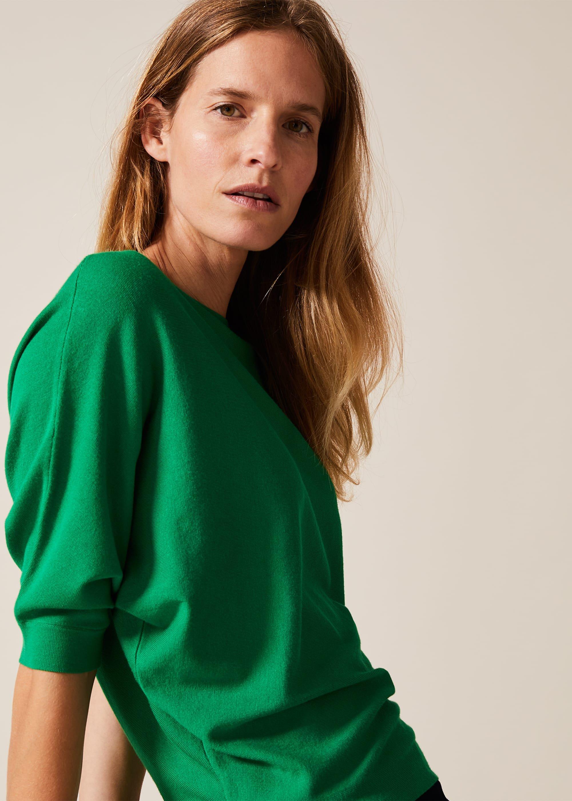 Cristine Batwing Knitted Top