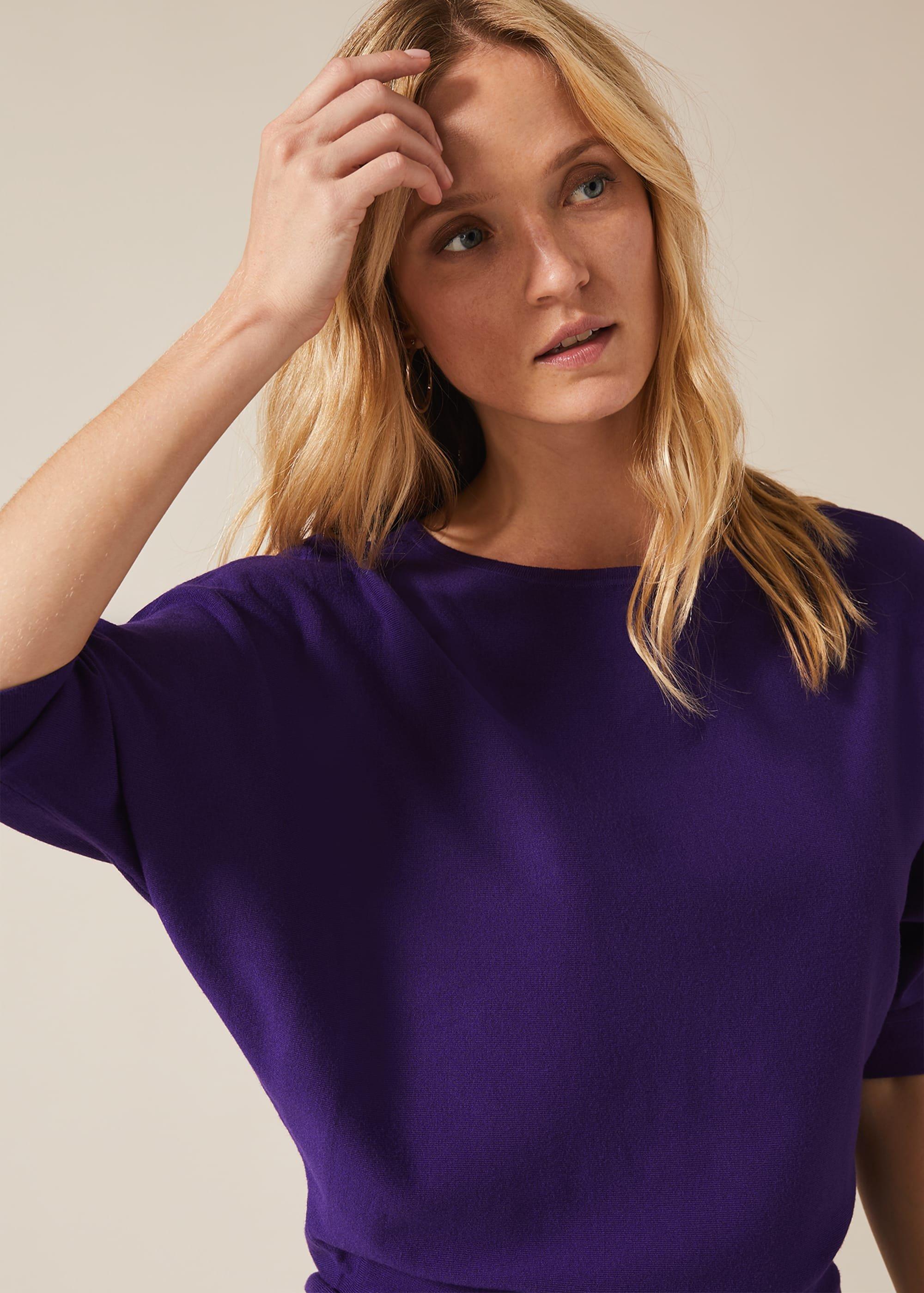 Cristine Batwing Knitted Top