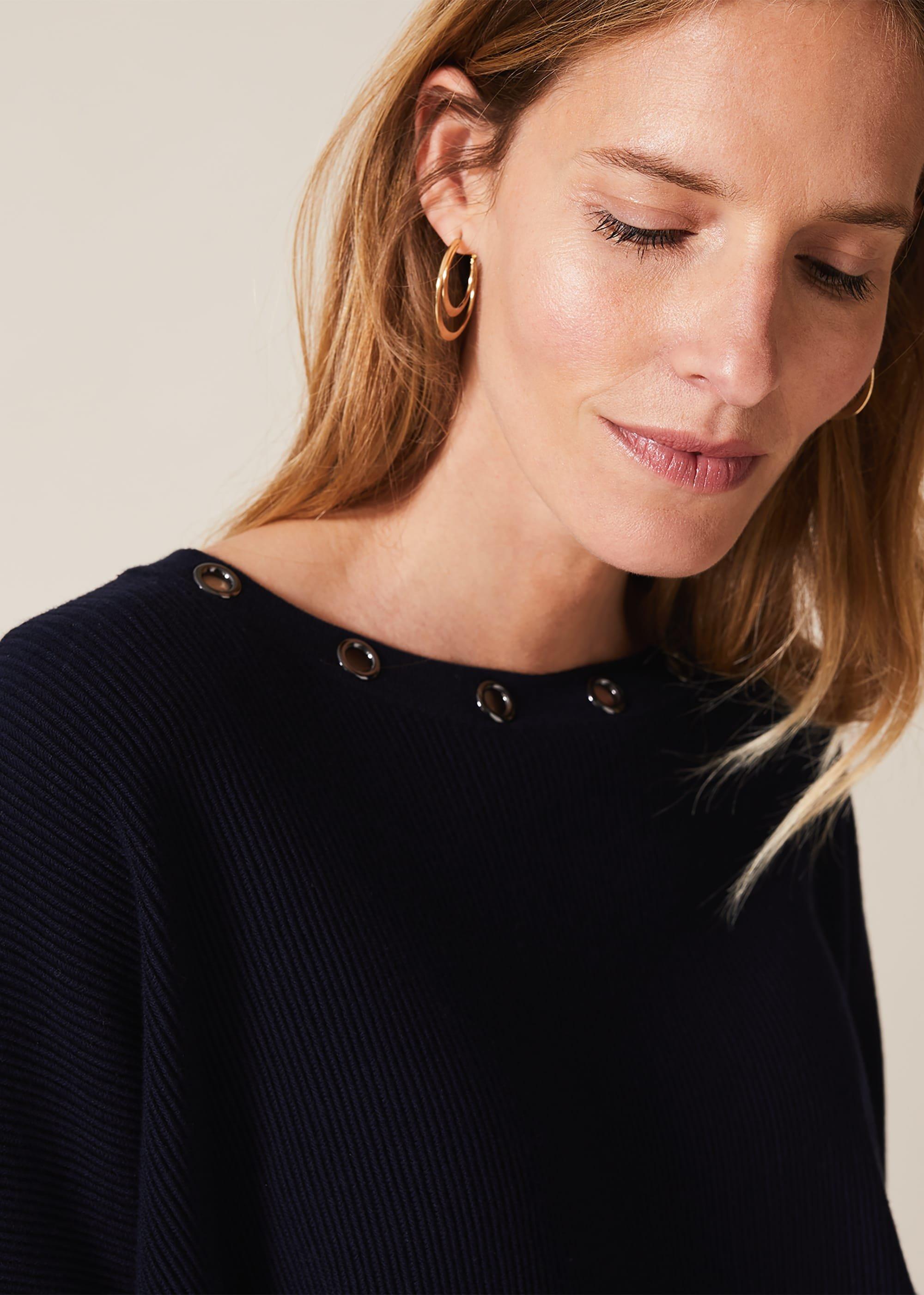 Floriana Eyelet Jumper