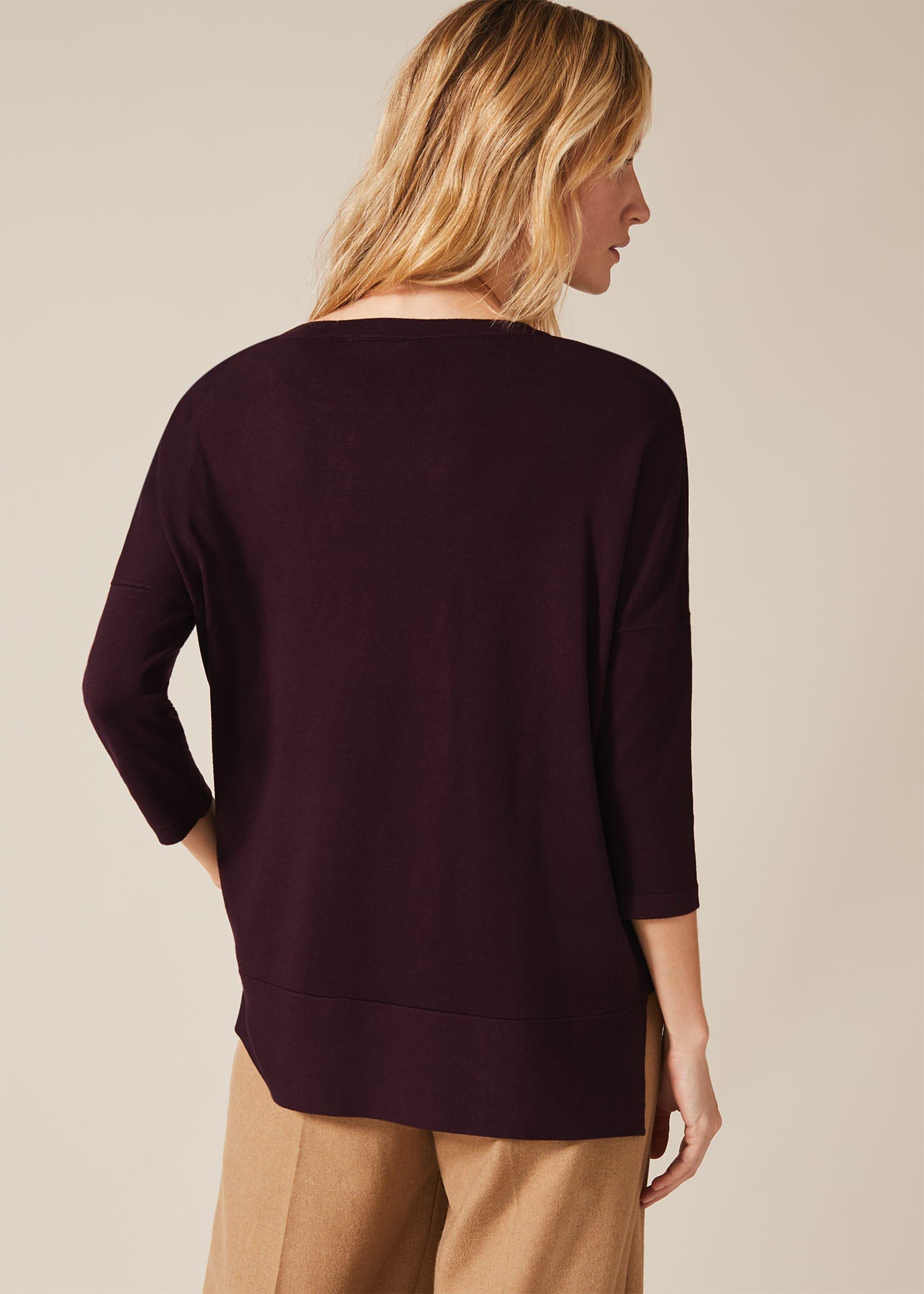 Agatha Asymmetric Knit Top