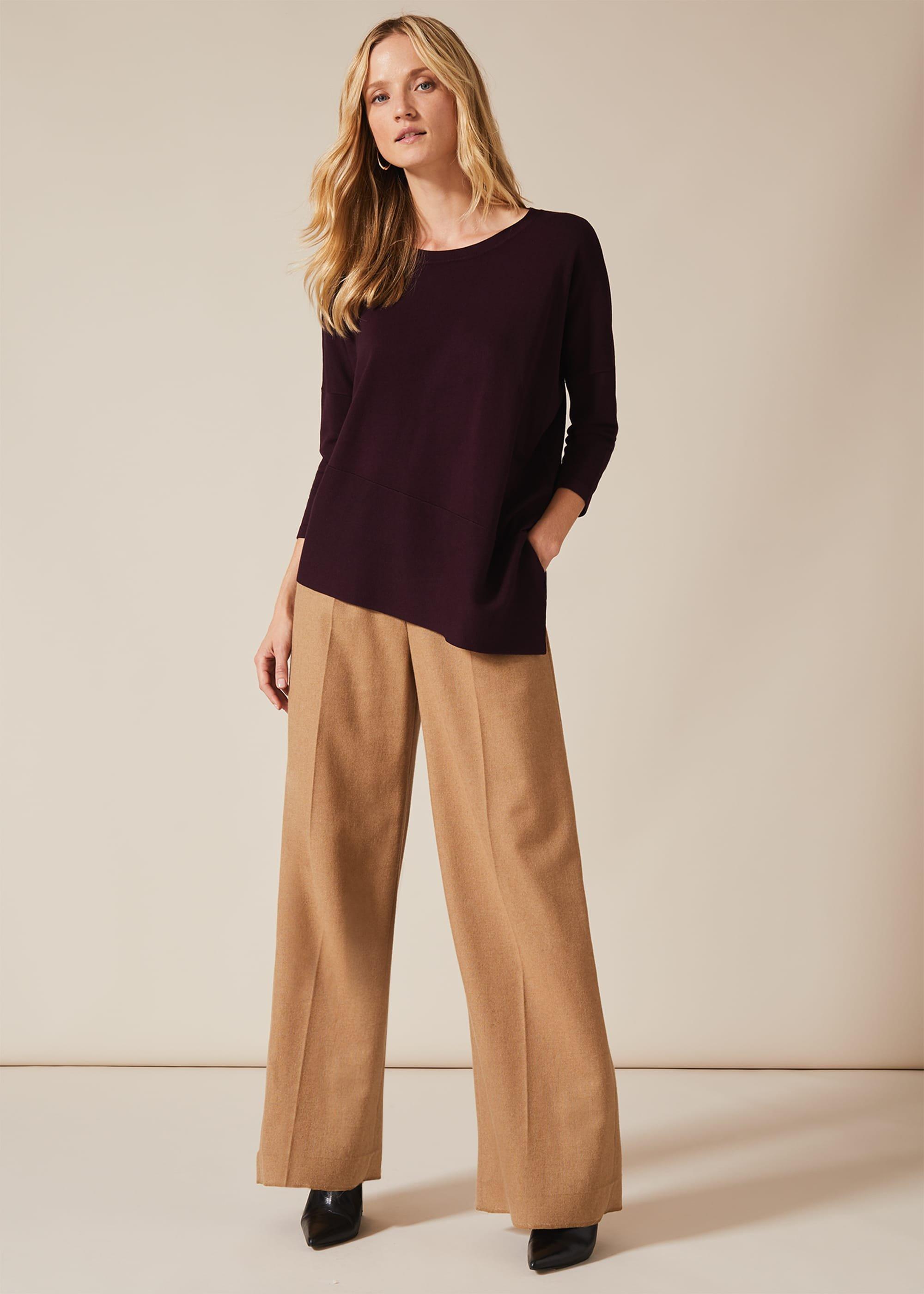 Agatha Asymmetric Knit Top