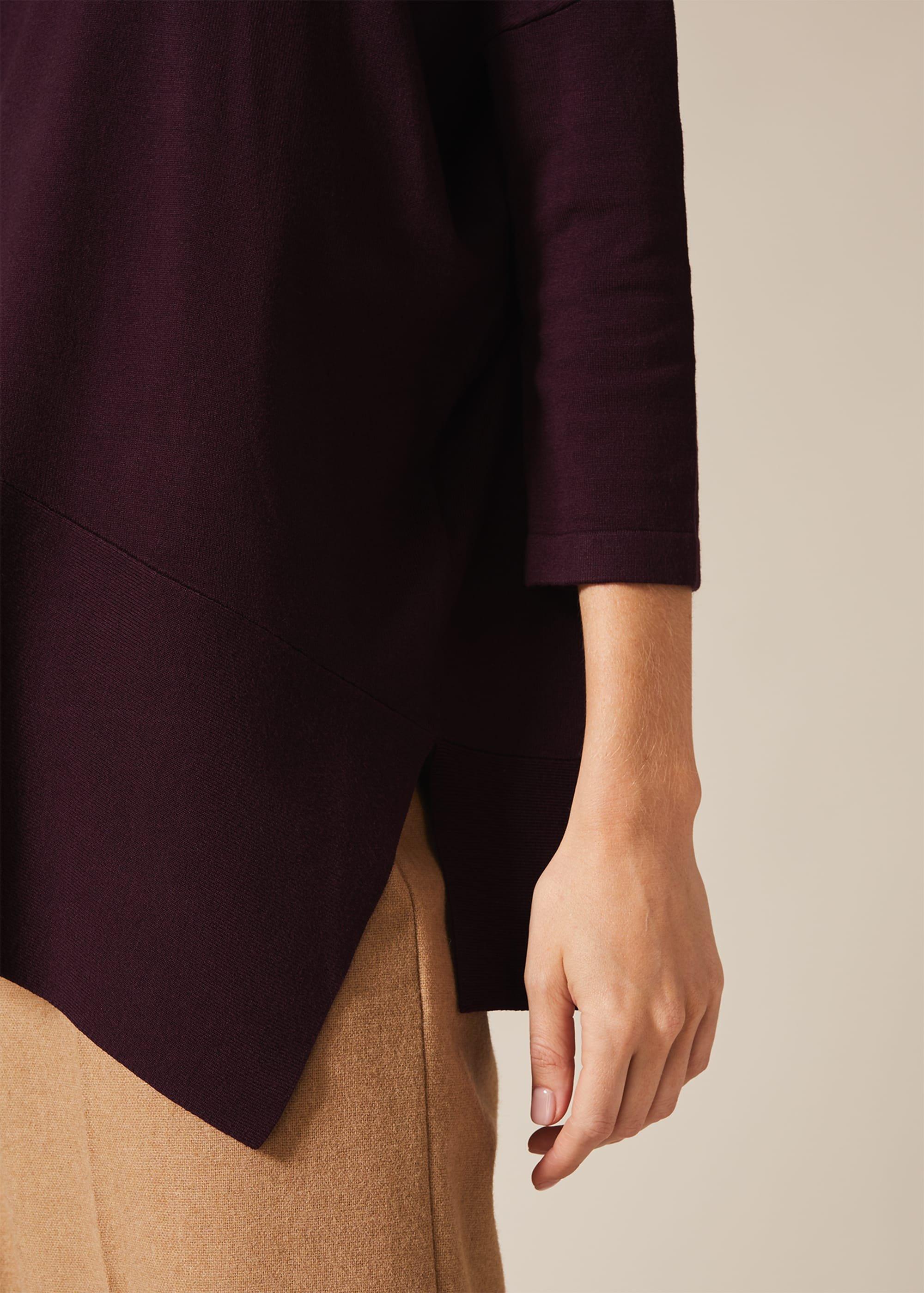 Agatha Asymmetric Knit Top