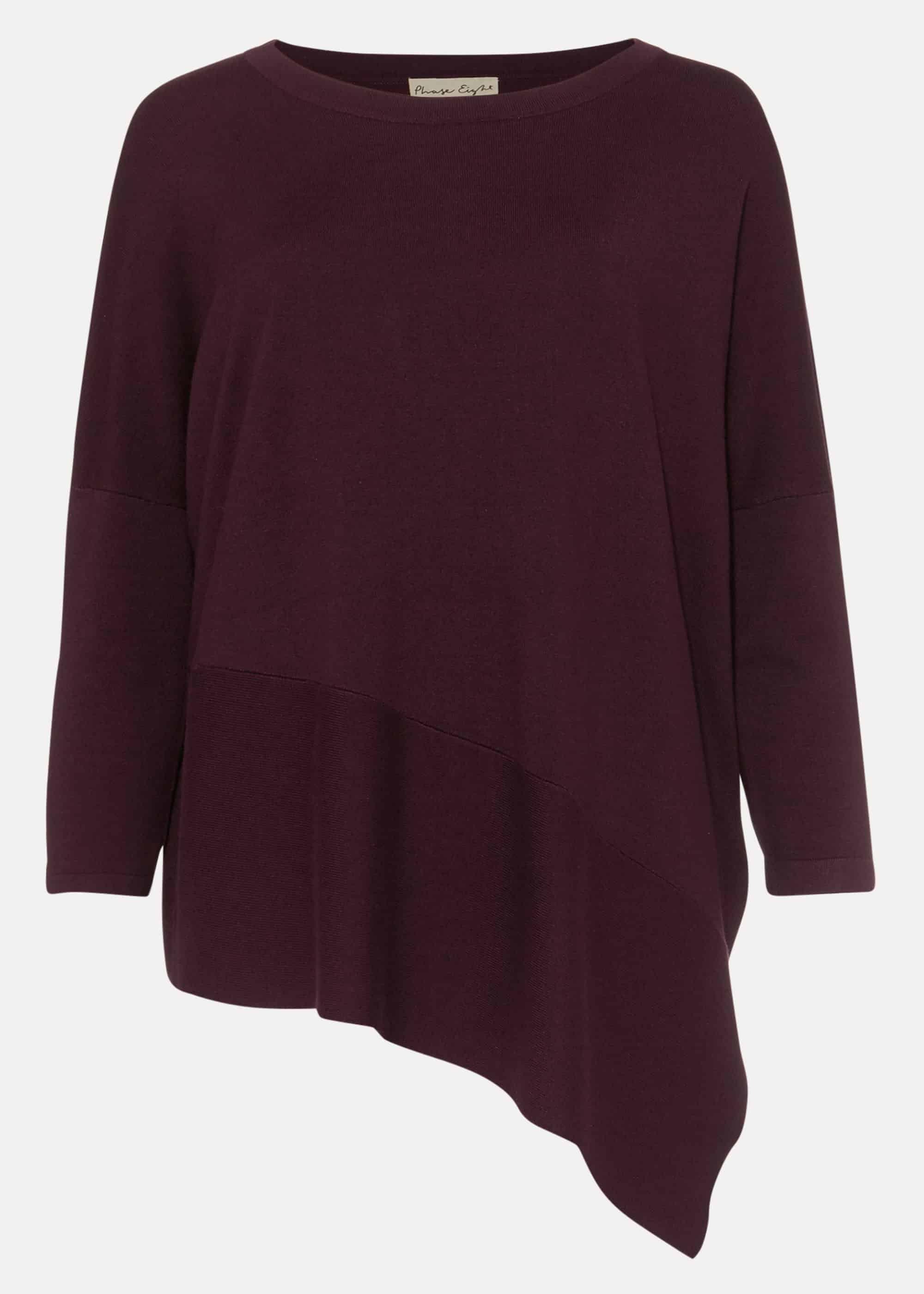 Agatha Asymmetric Knit Top