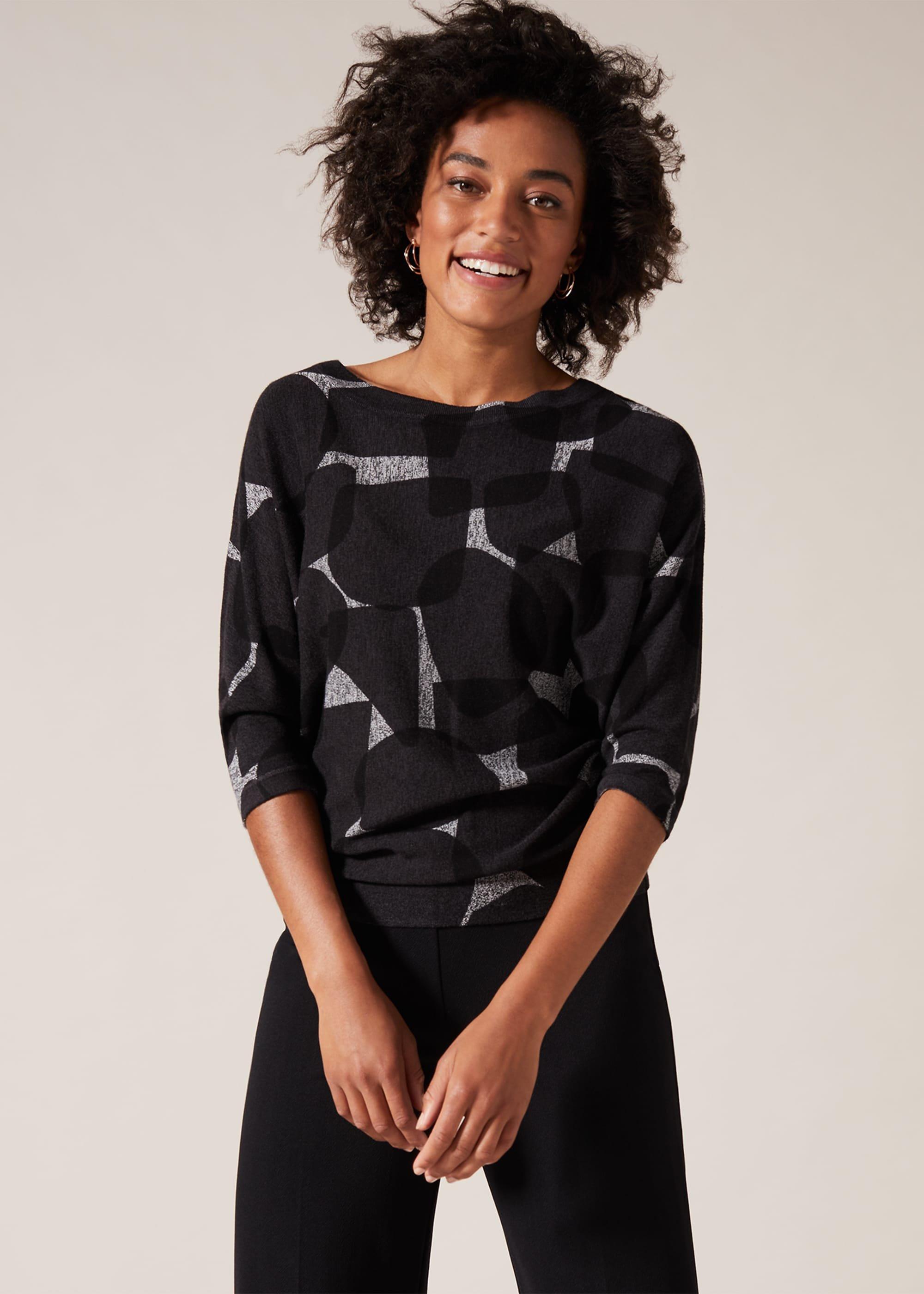 Sarina Shadow Shape Knitted Jumper