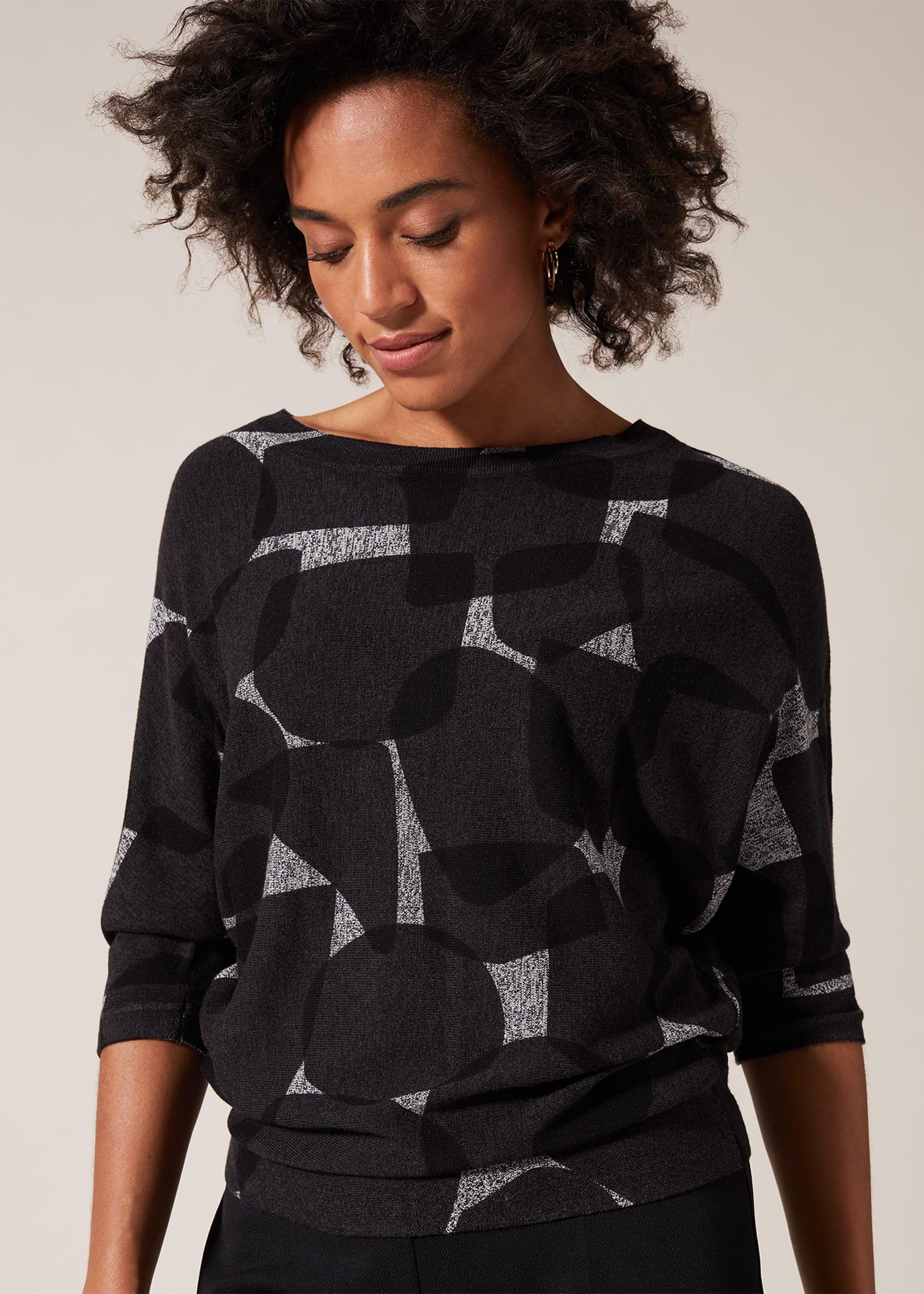 Sarina Shadow Shape Knitted Jumper