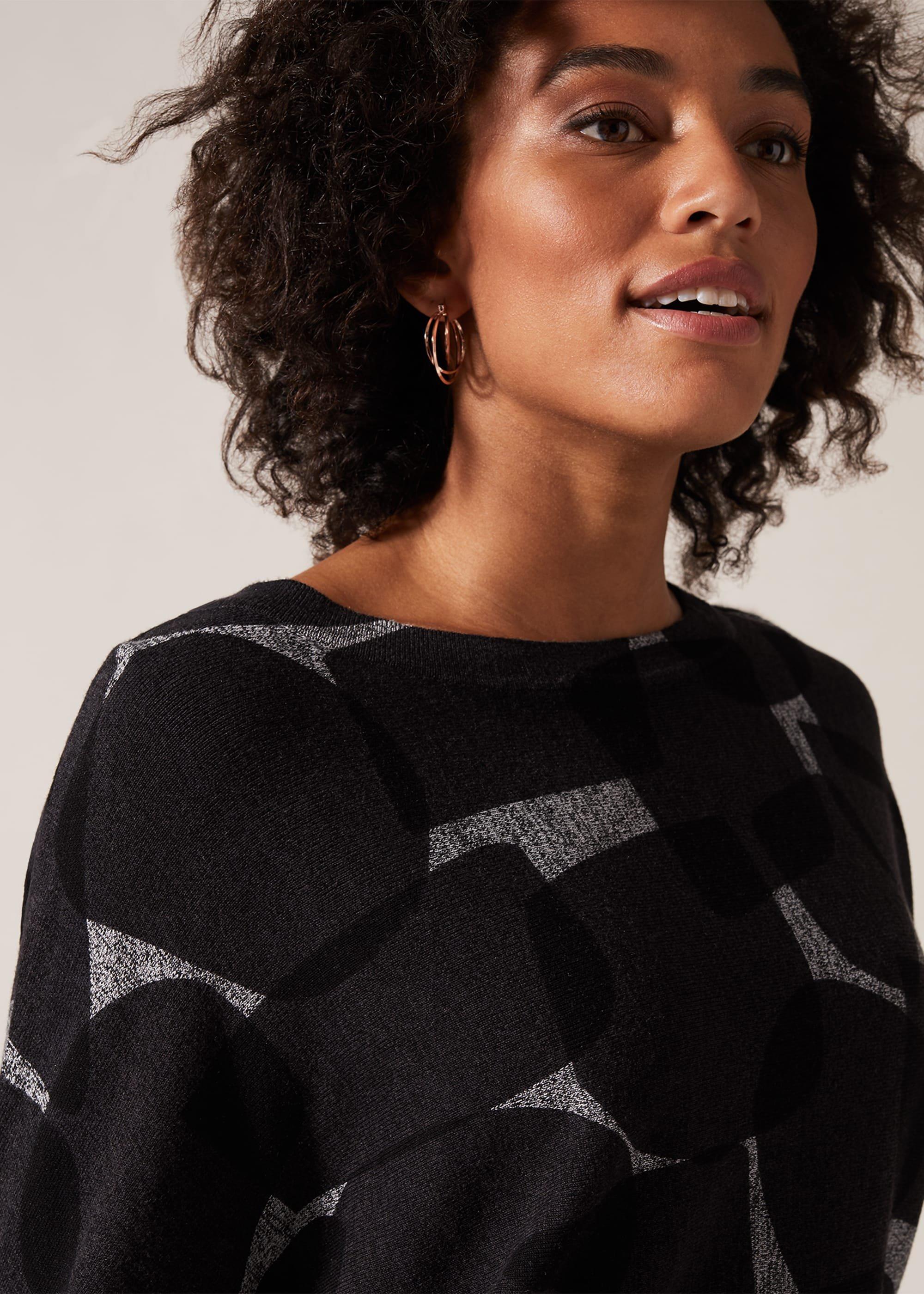 Sarina Shadow Shape Knitted Jumper
