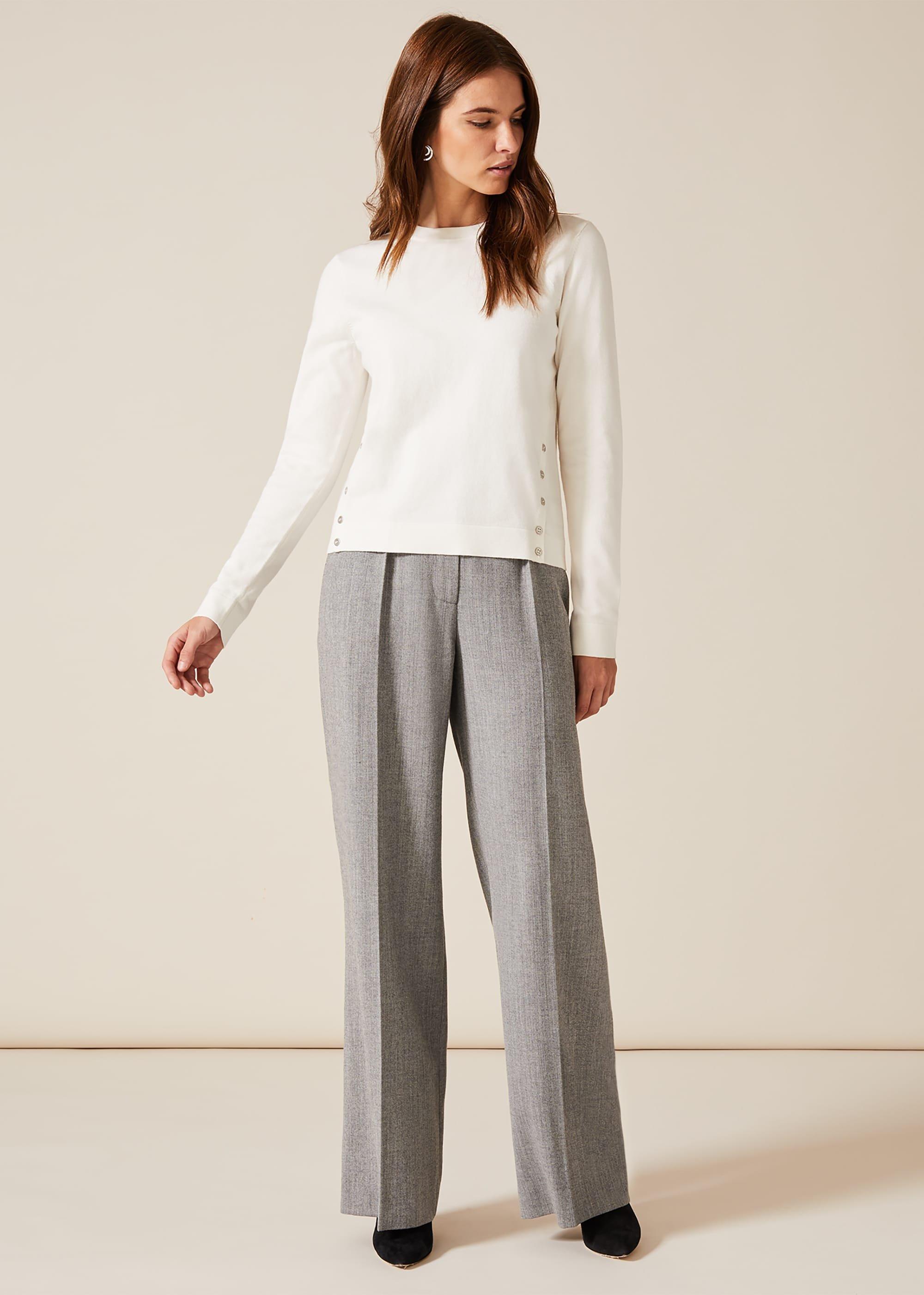 Bella Button Detail Knit Top