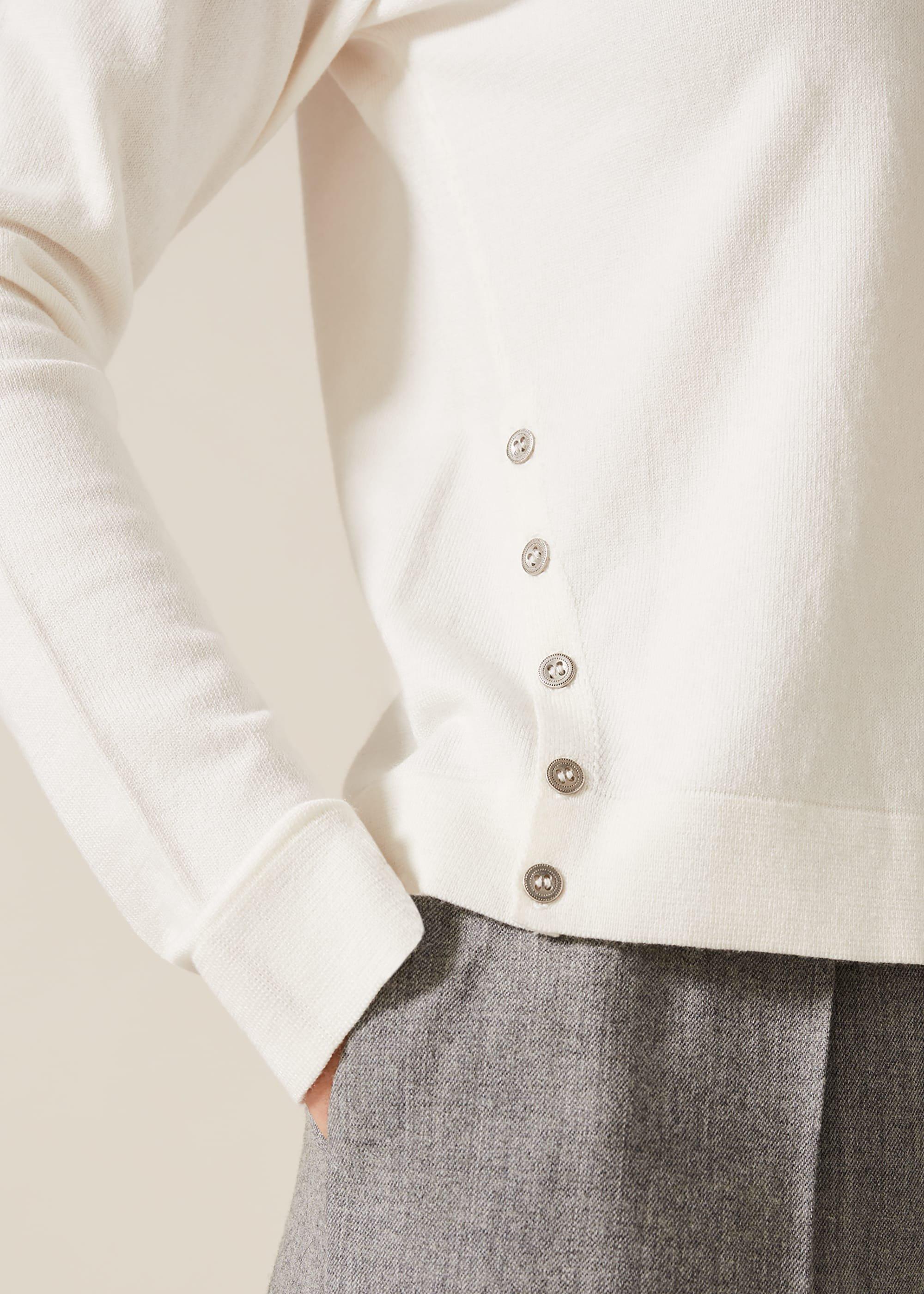 Bella Button Detail Knit Top