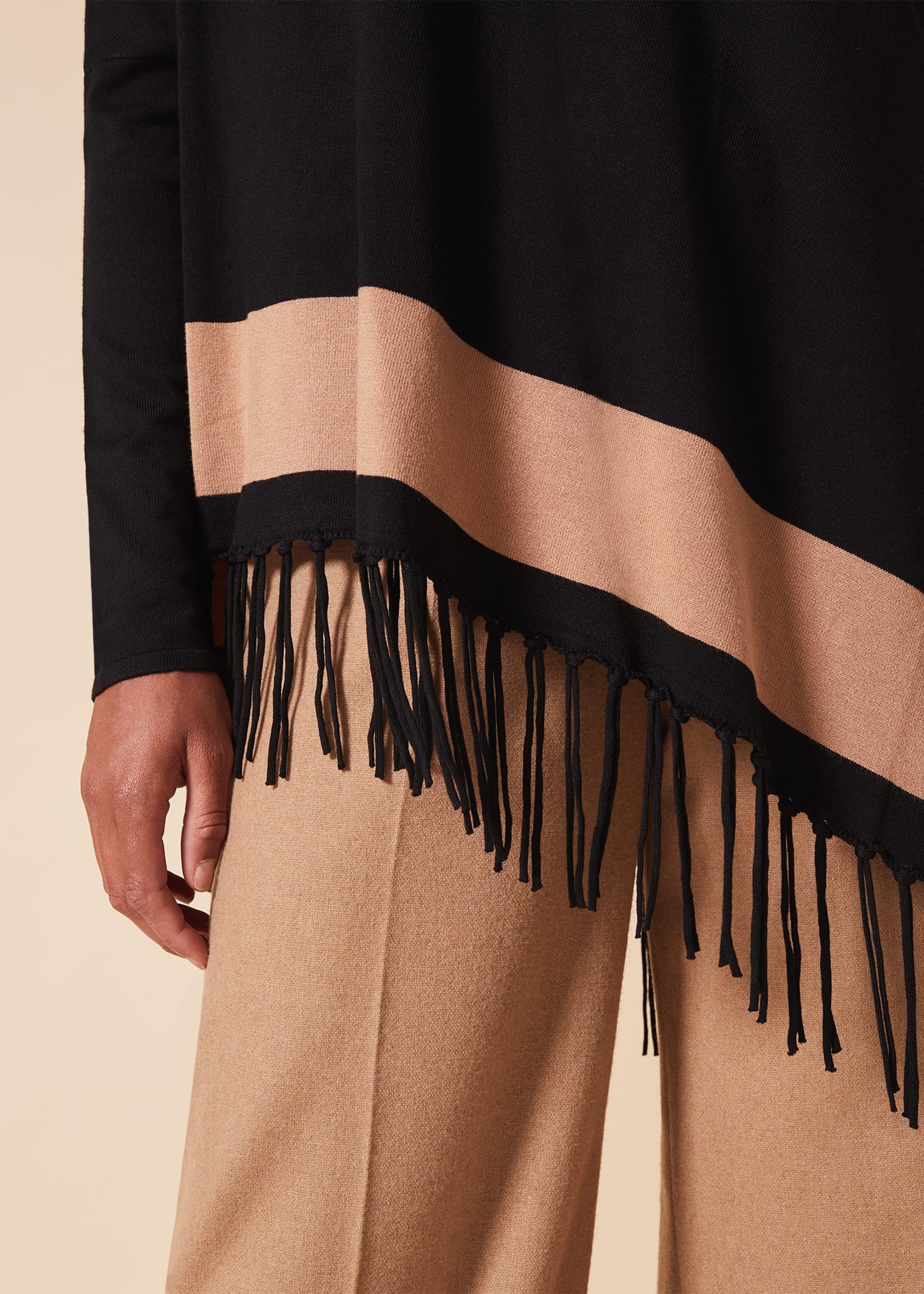Athena Tassel Stripe Knit Top