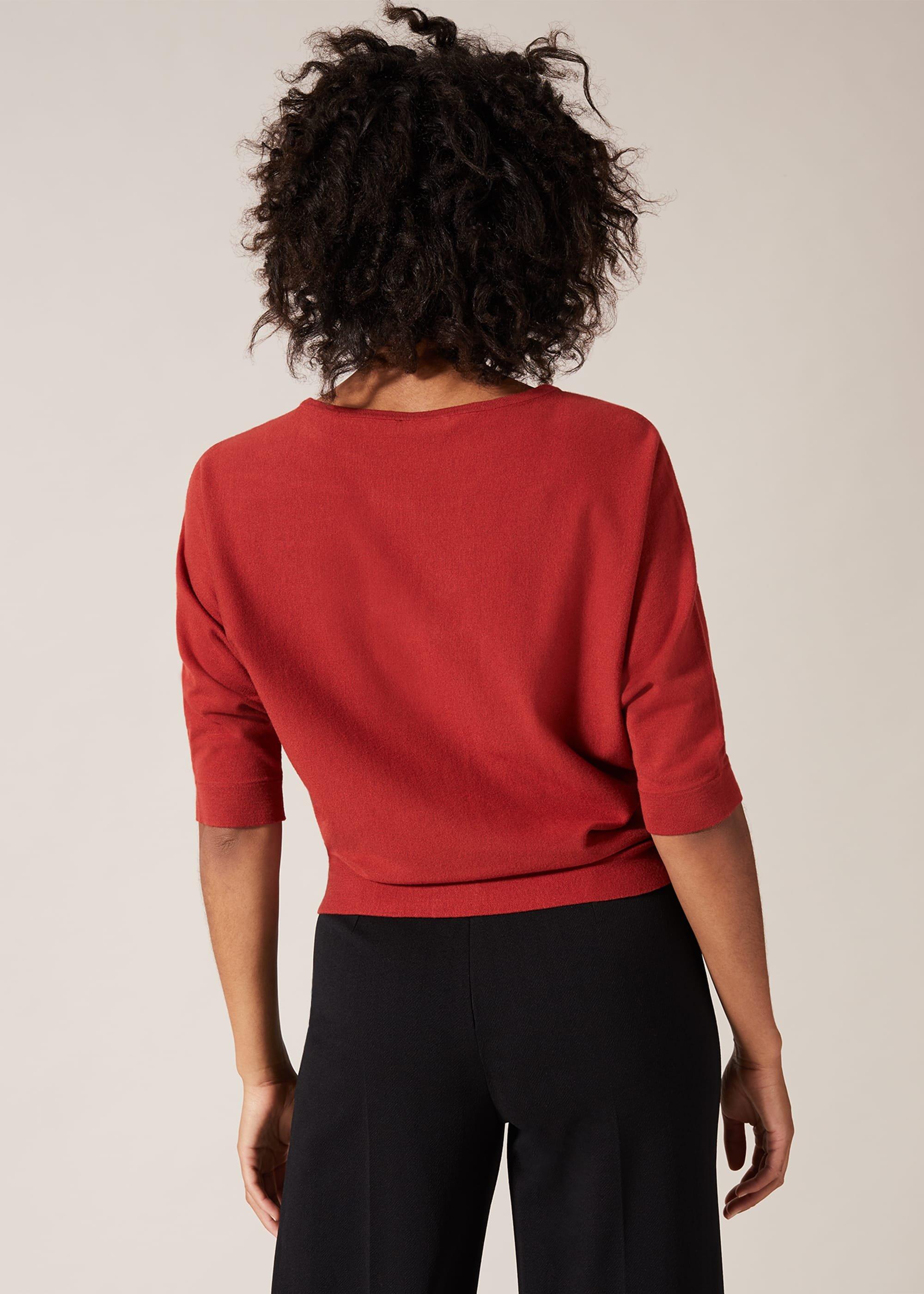 Cristine Batwing Knitted Top