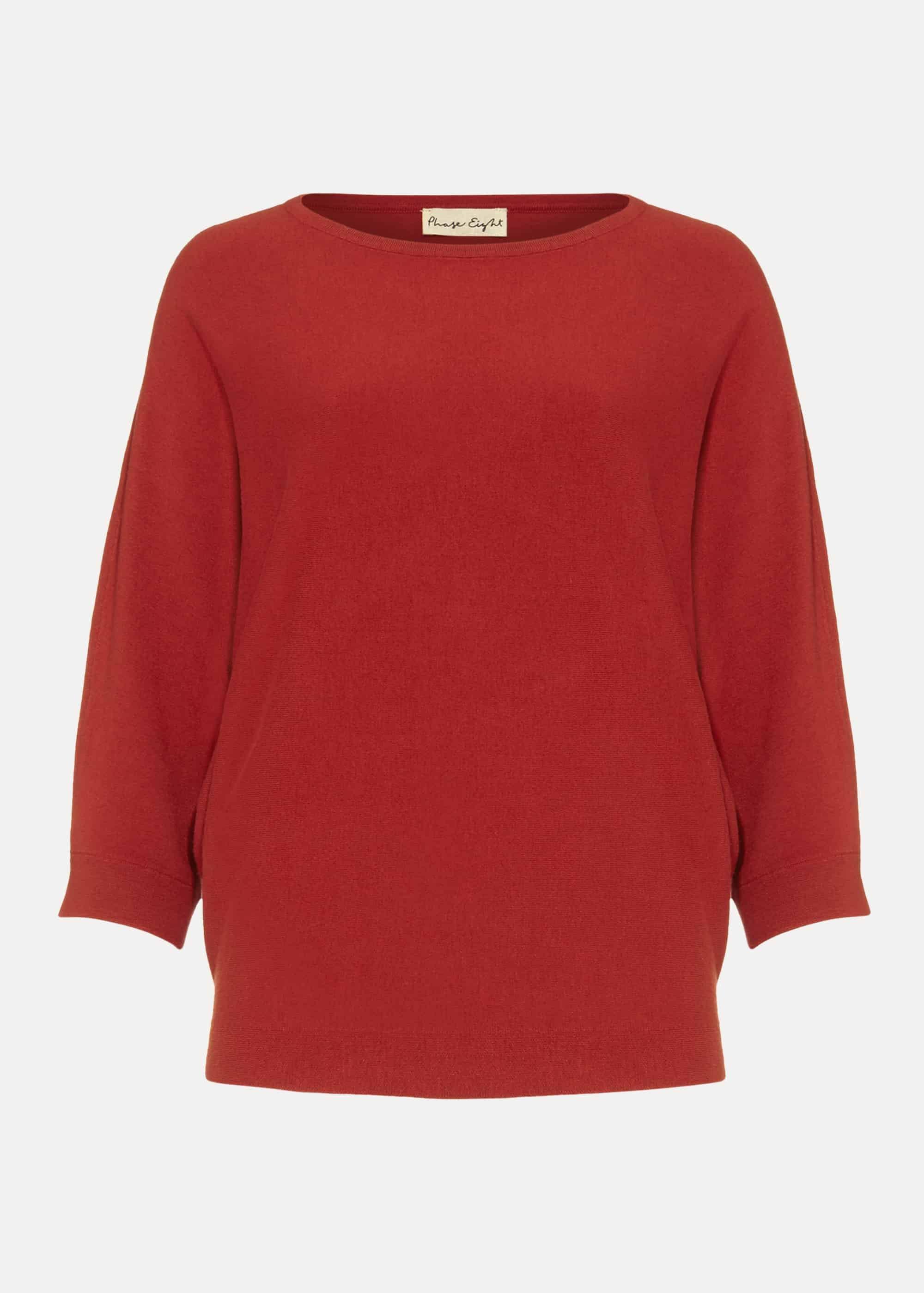Cristine Batwing Knitted Top