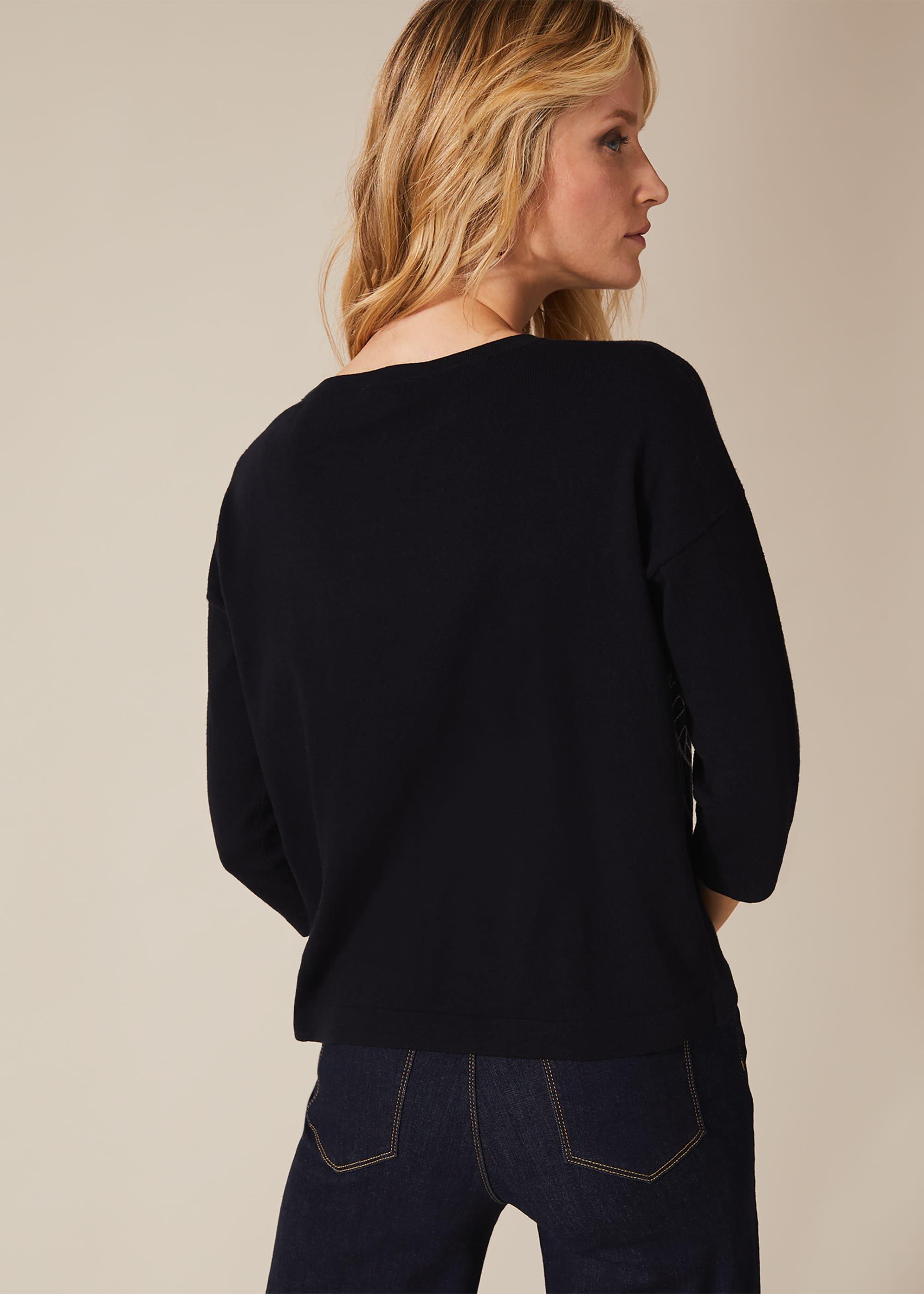 Emmy Embroidered Flower Jumper