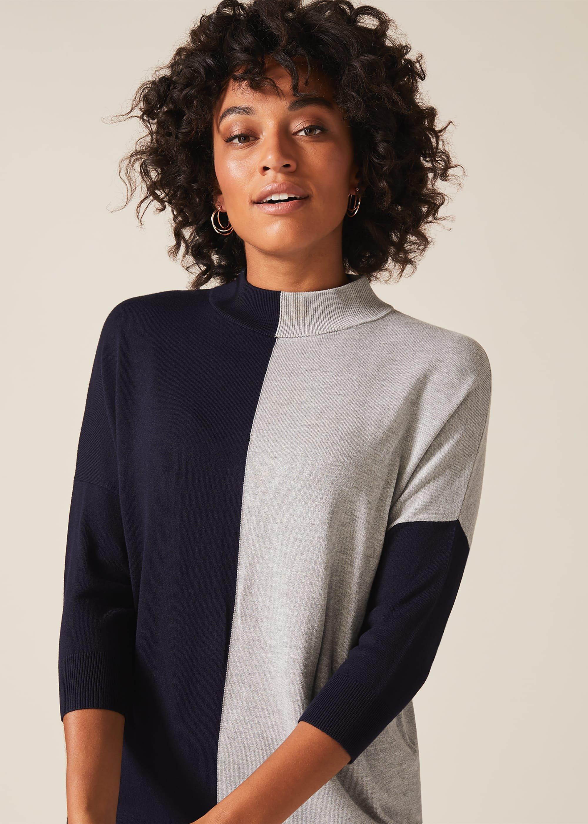 Chloe Colourblock Knitted Tunic
