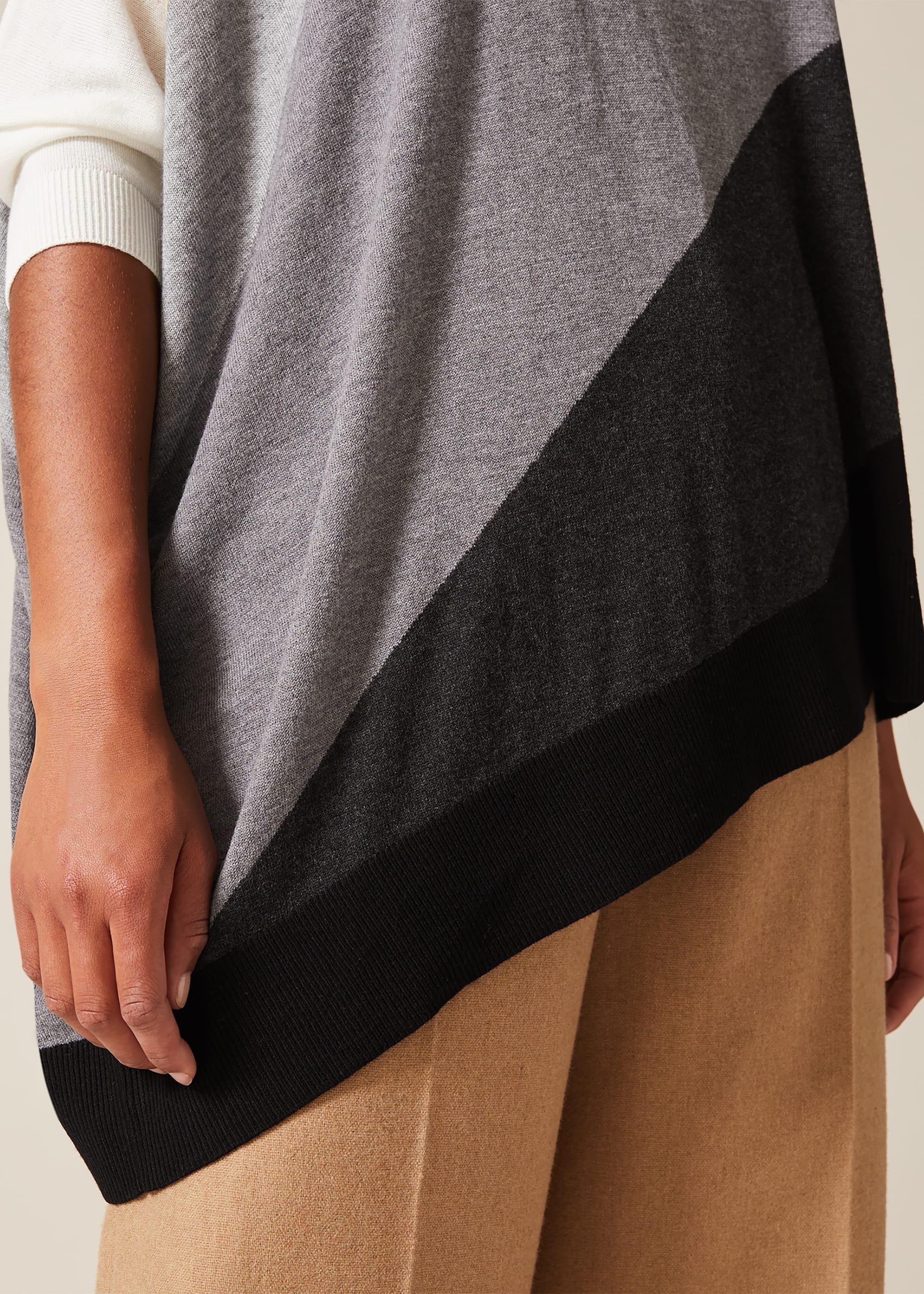 Arana Asymmetric Colourblock Knit Top