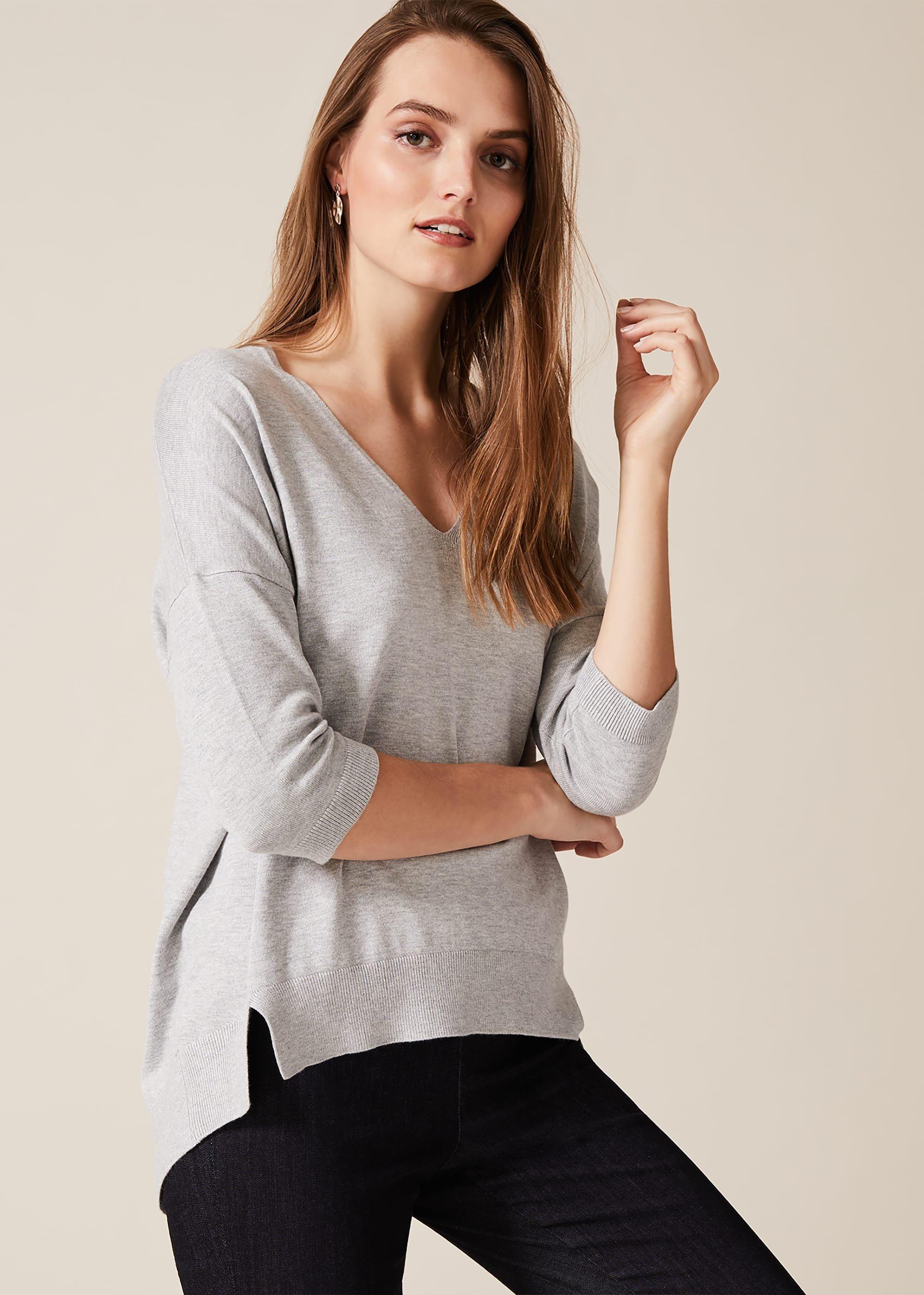 Estel V-Neck Knitted Top