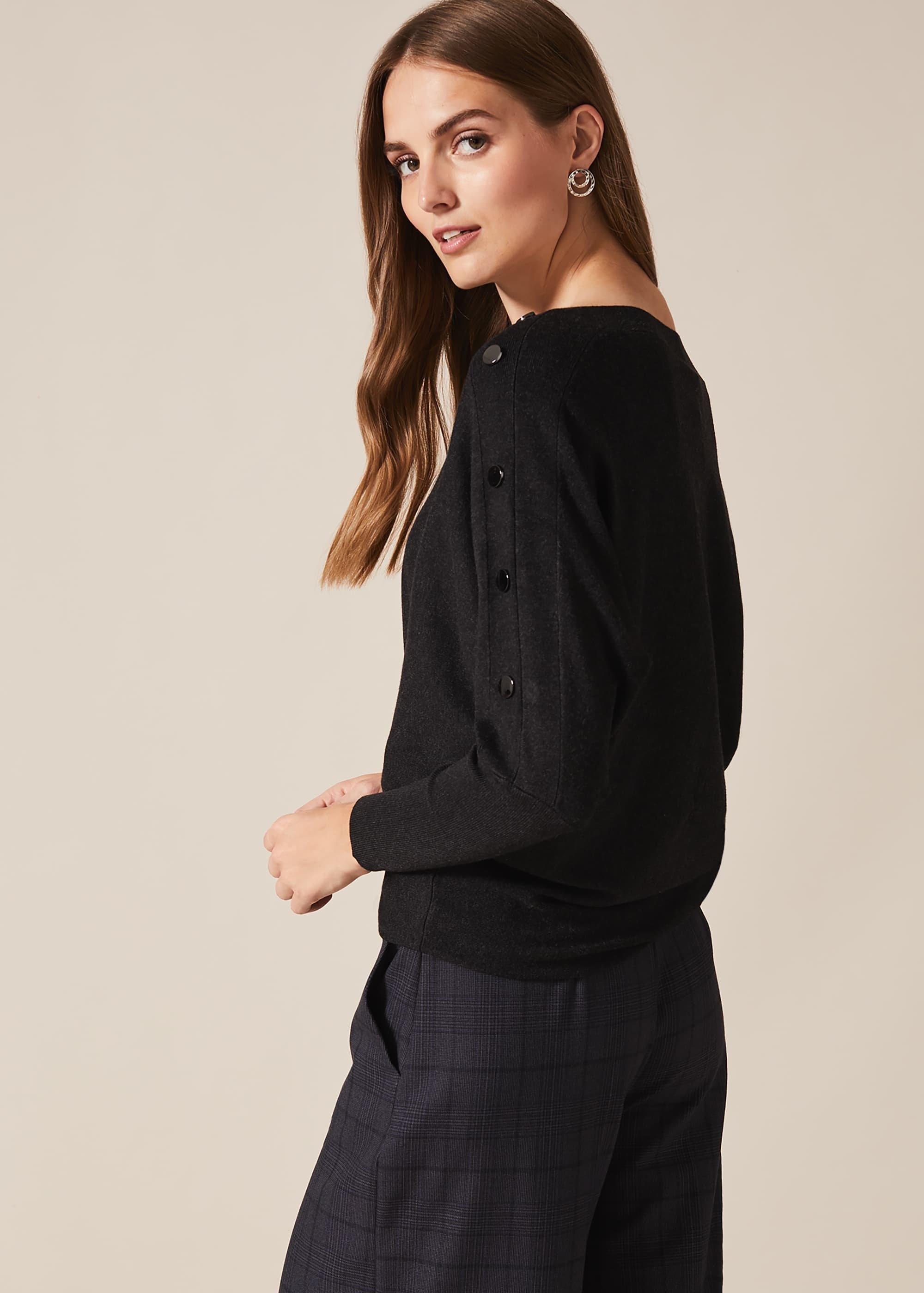 Brenda Button Knit Top
