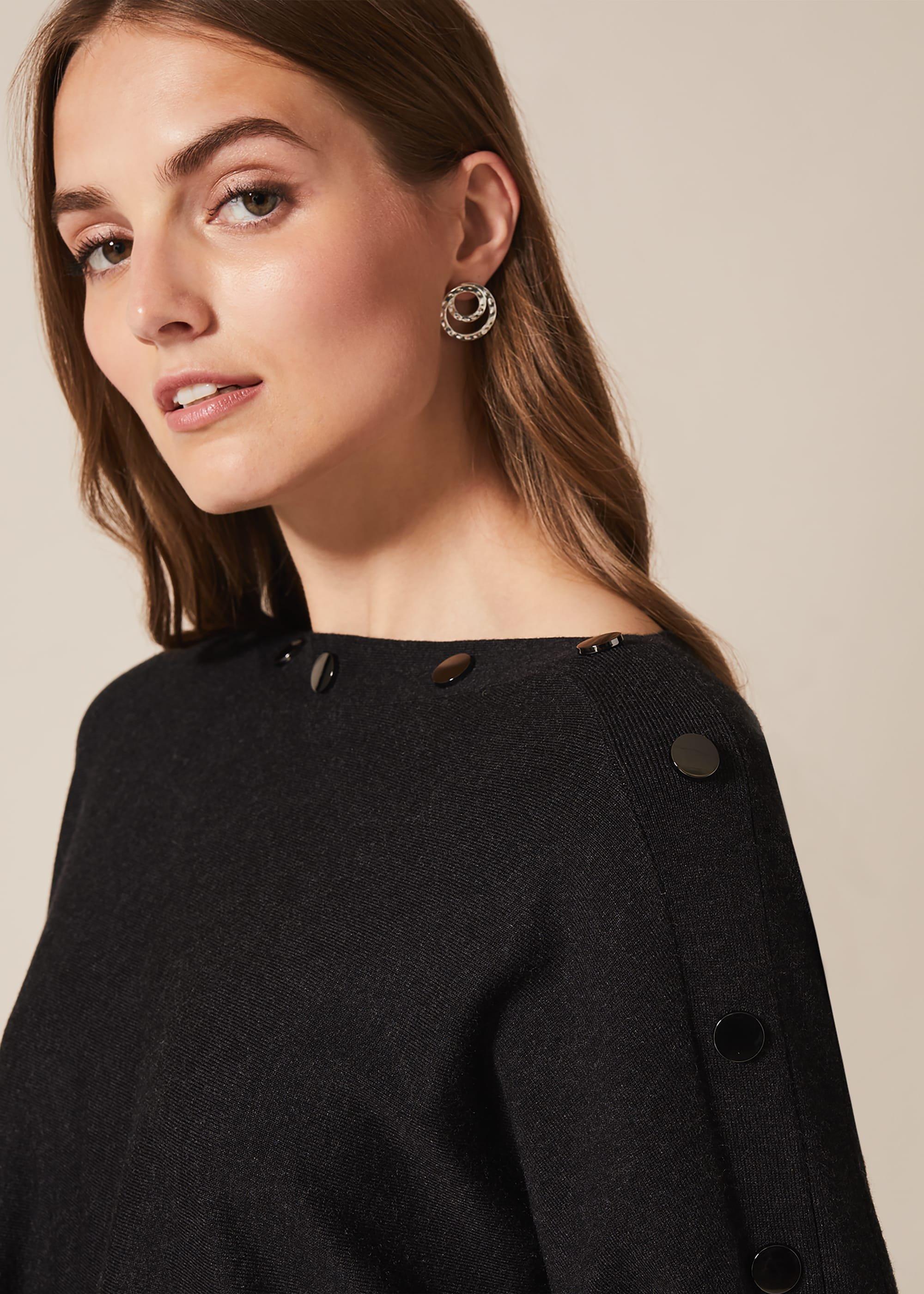 Brenda Button Knit Top