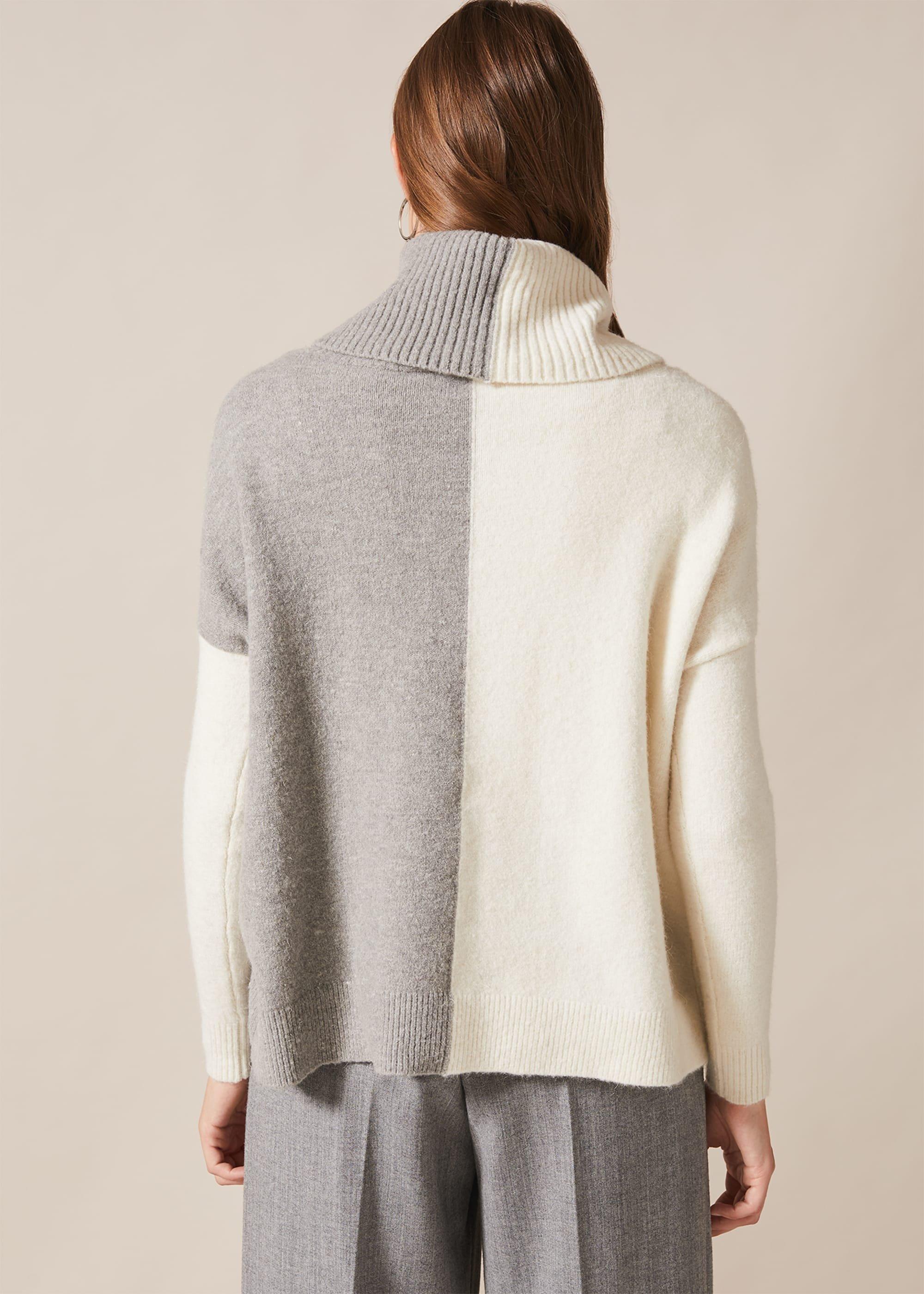 Rae Roll Neck Colourblock Jumper