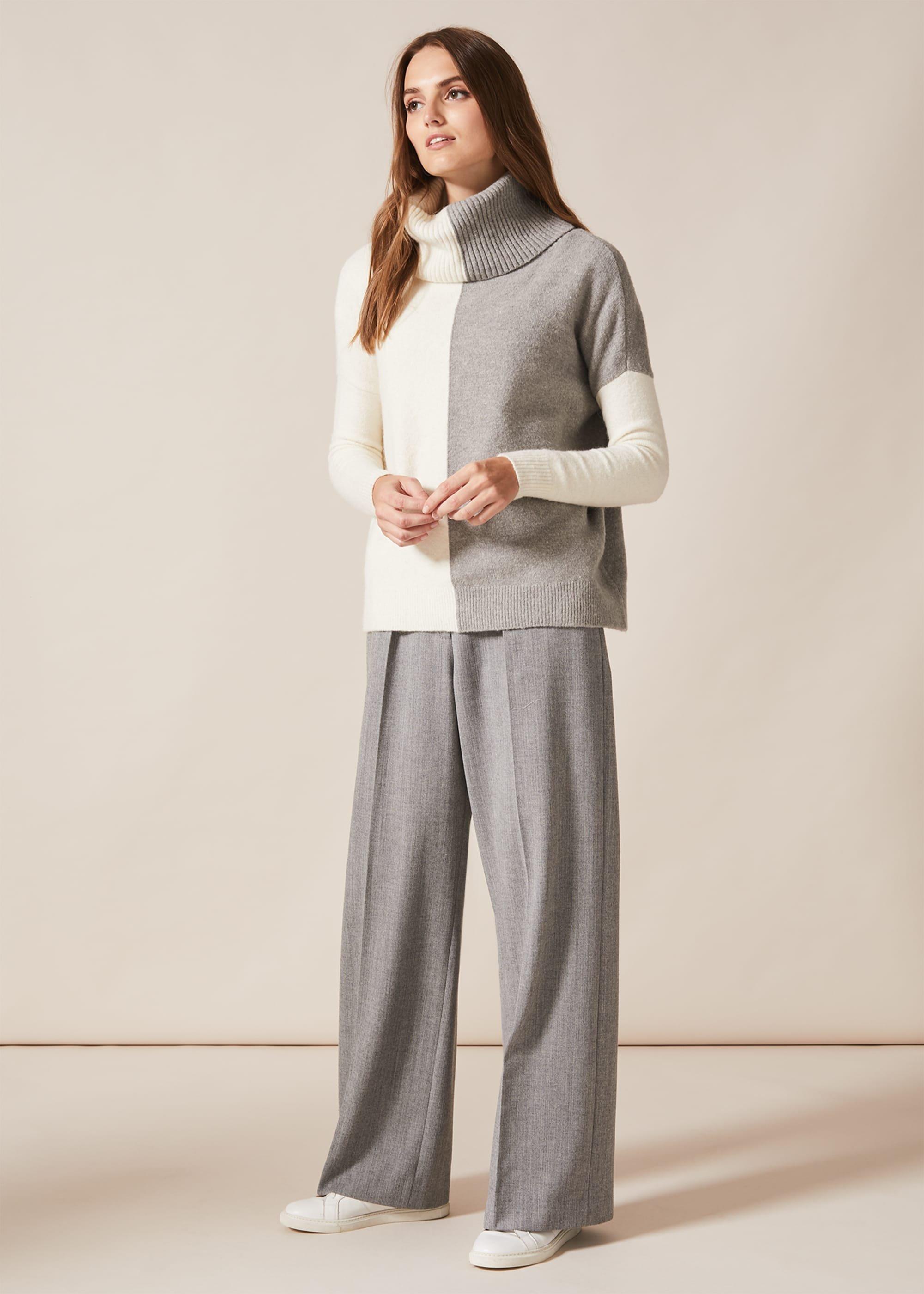 Rae Roll Neck Colourblock Jumper