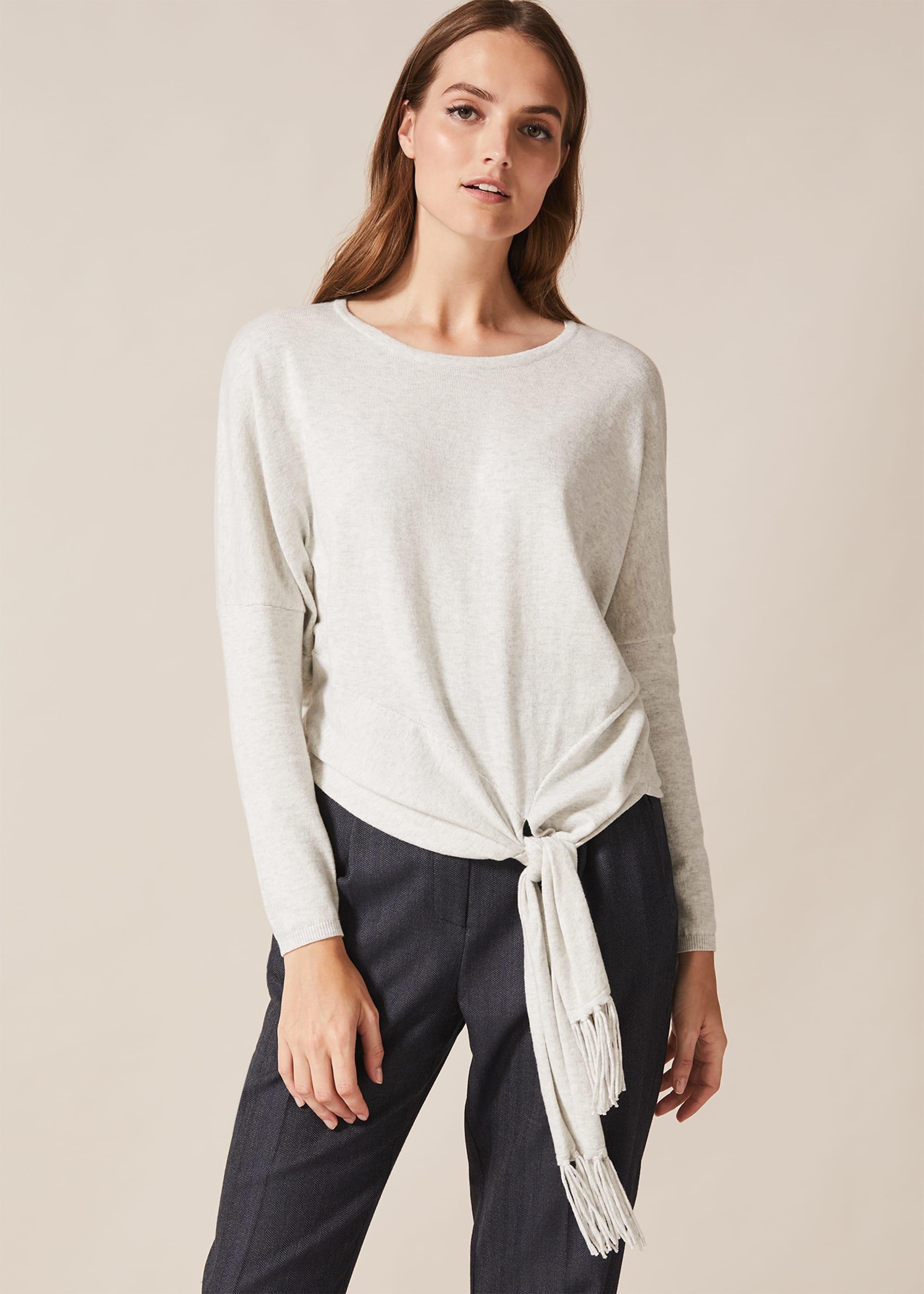 Saffie Scarf Tie Jumper