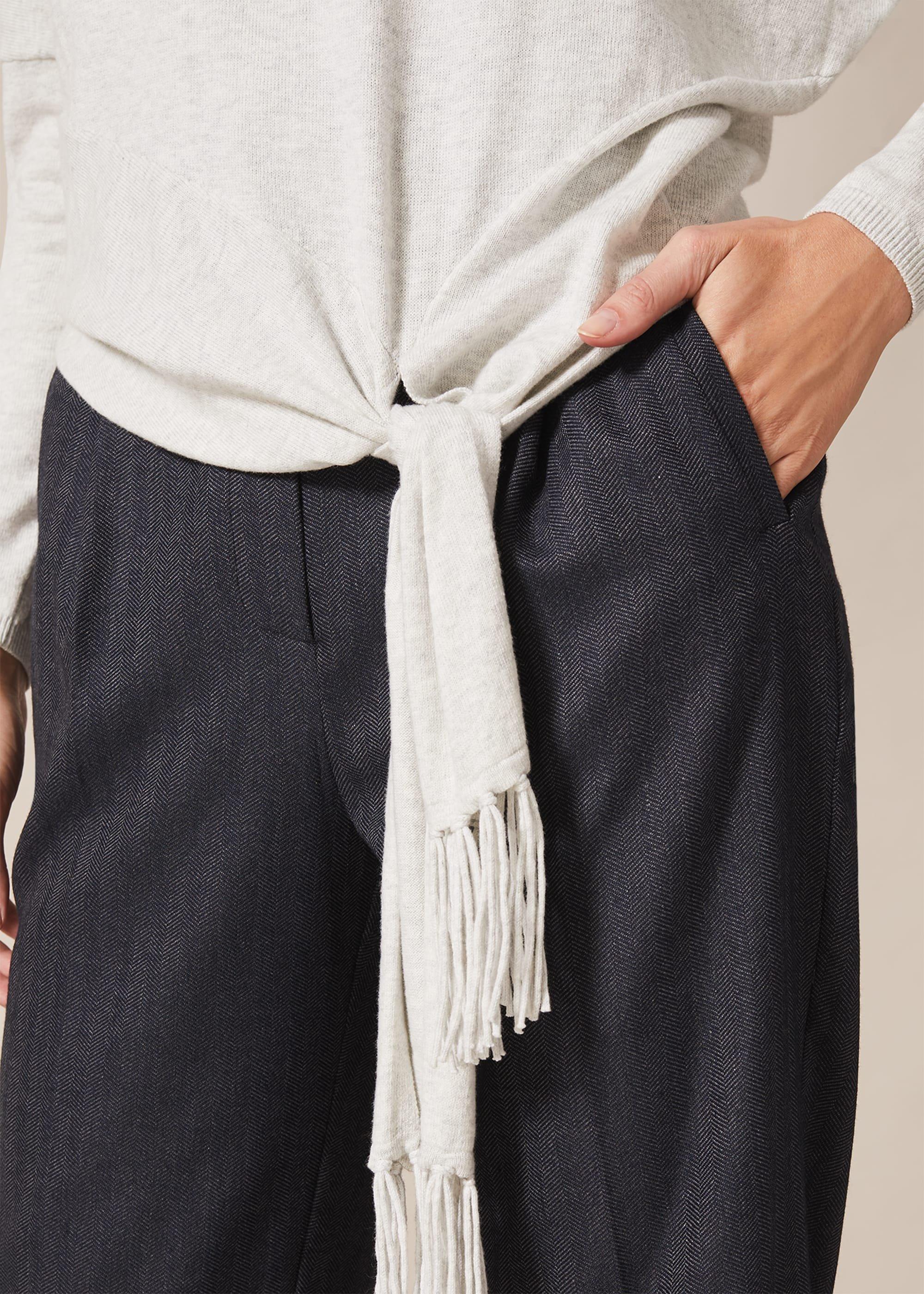 Saffie Scarf Tie Jumper