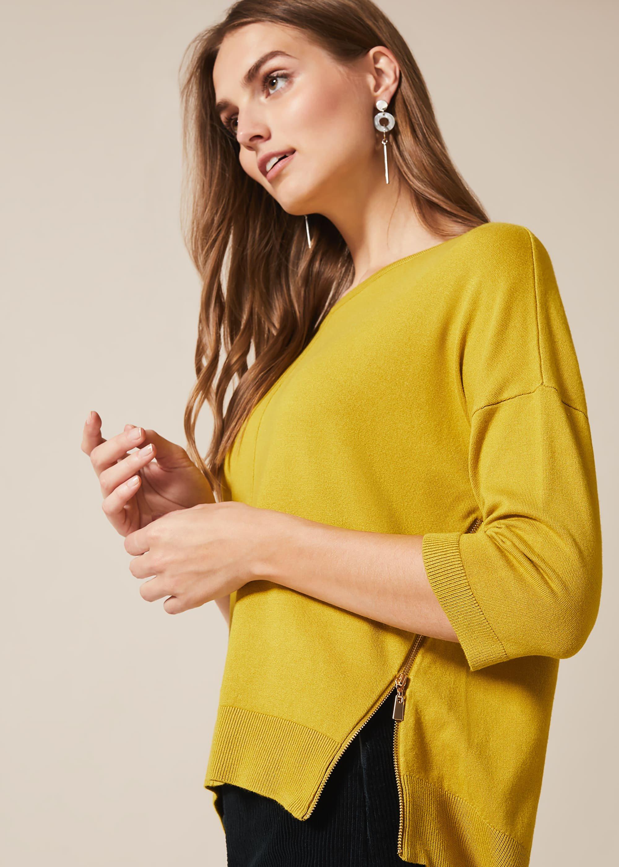 Skylar Zip Detail Jumper