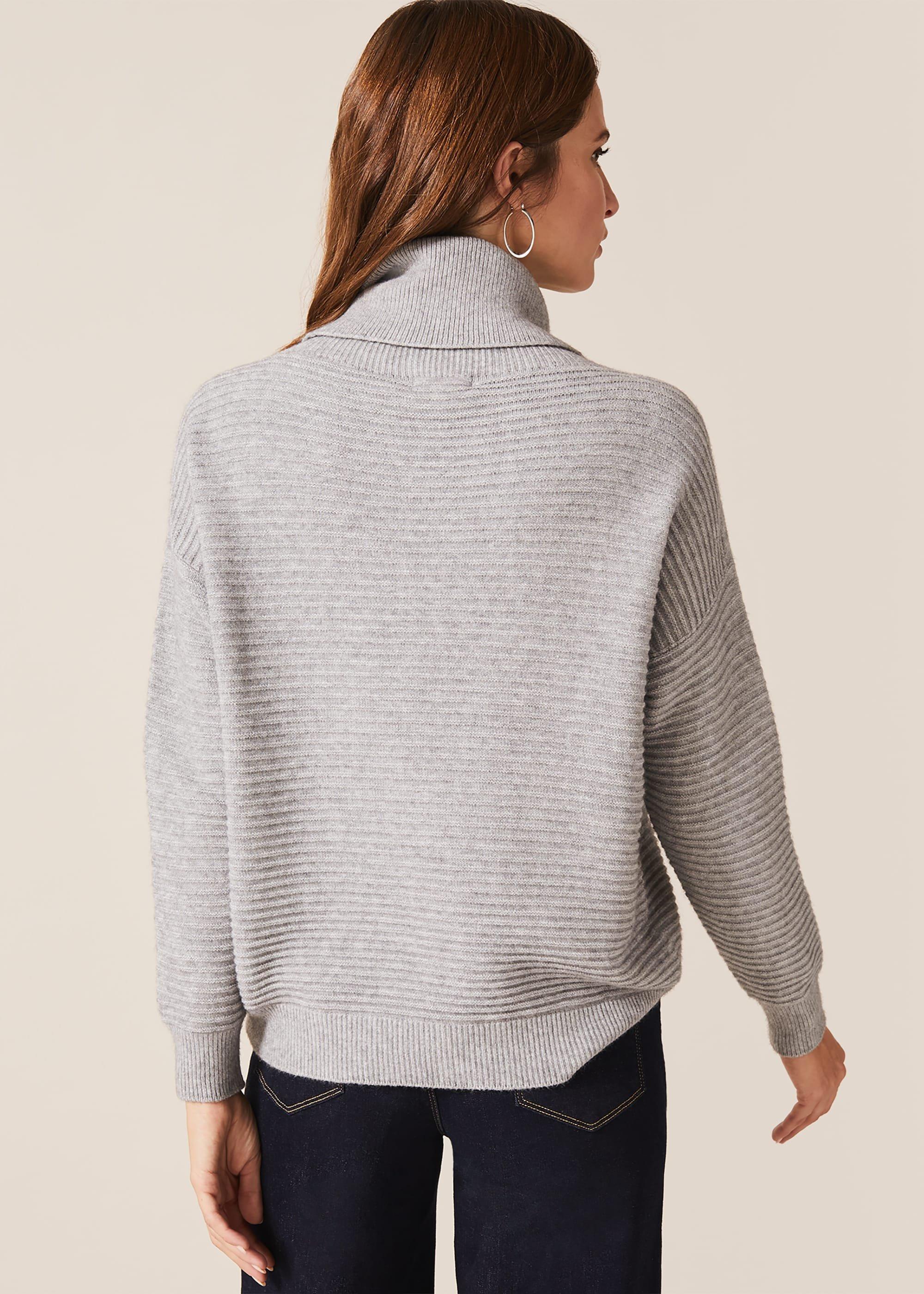Rocco Roll Neck Ripple Jumper