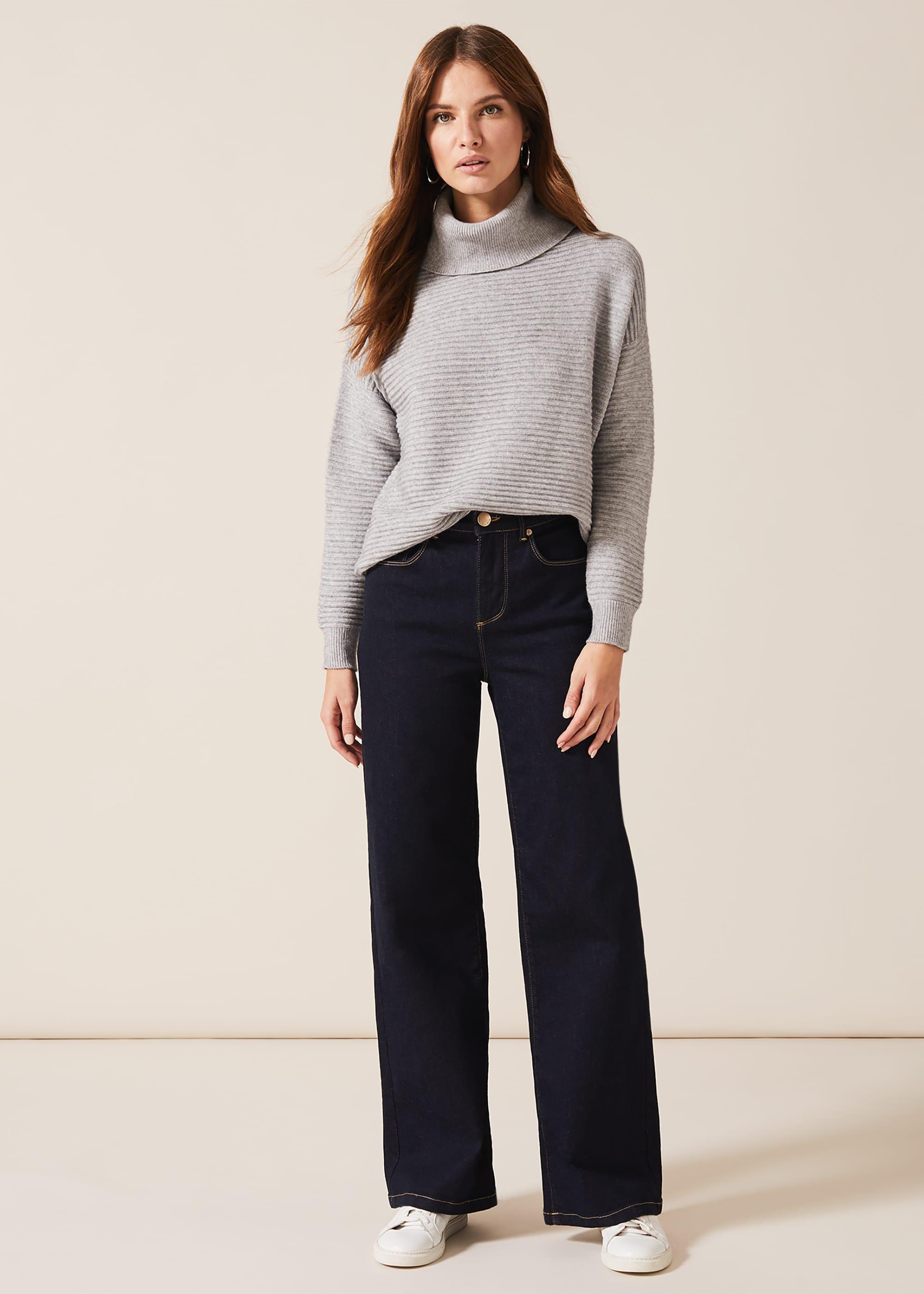 Rocco Roll Neck Ripple Jumper