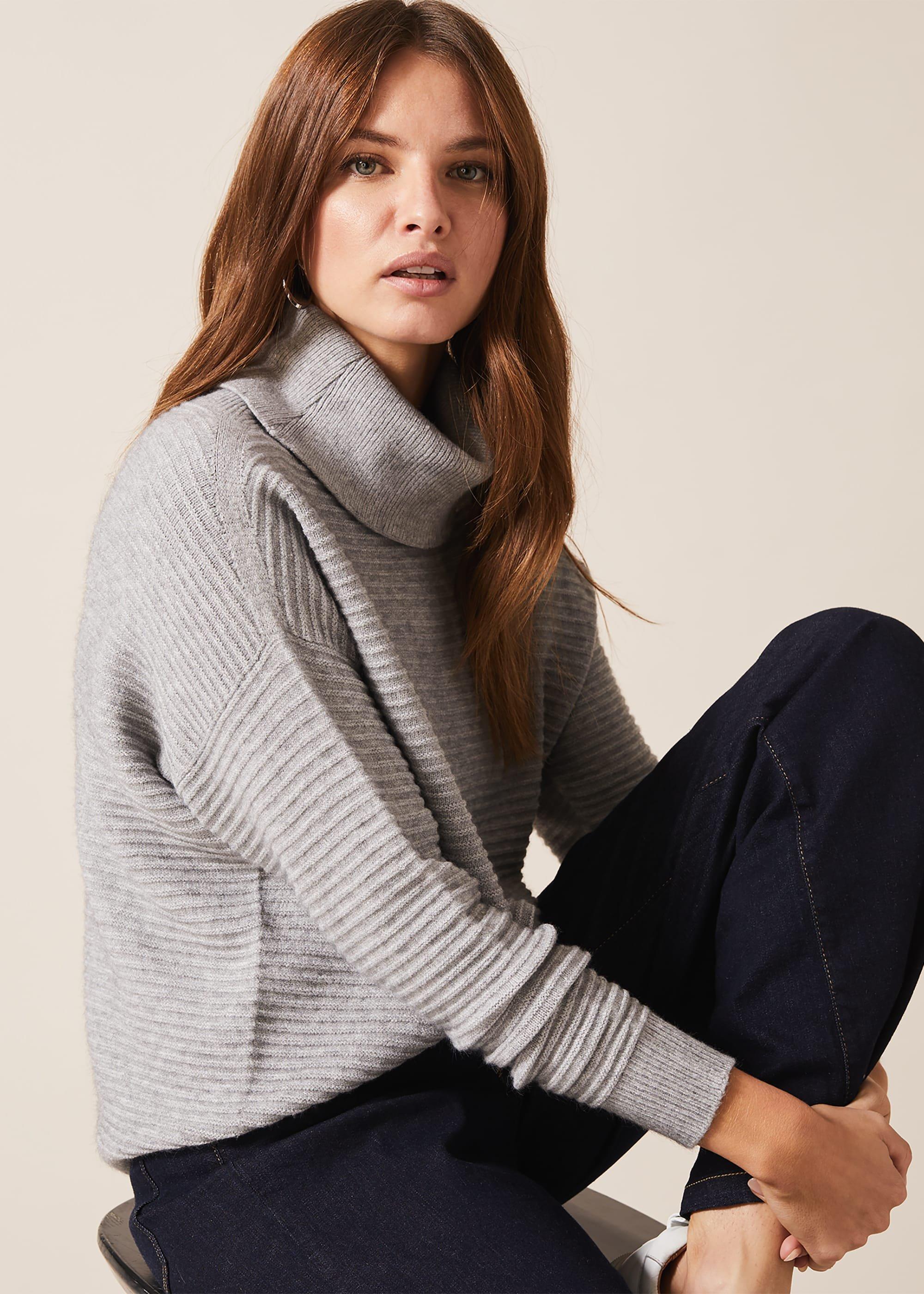 Rocco Roll Neck Ripple Jumper