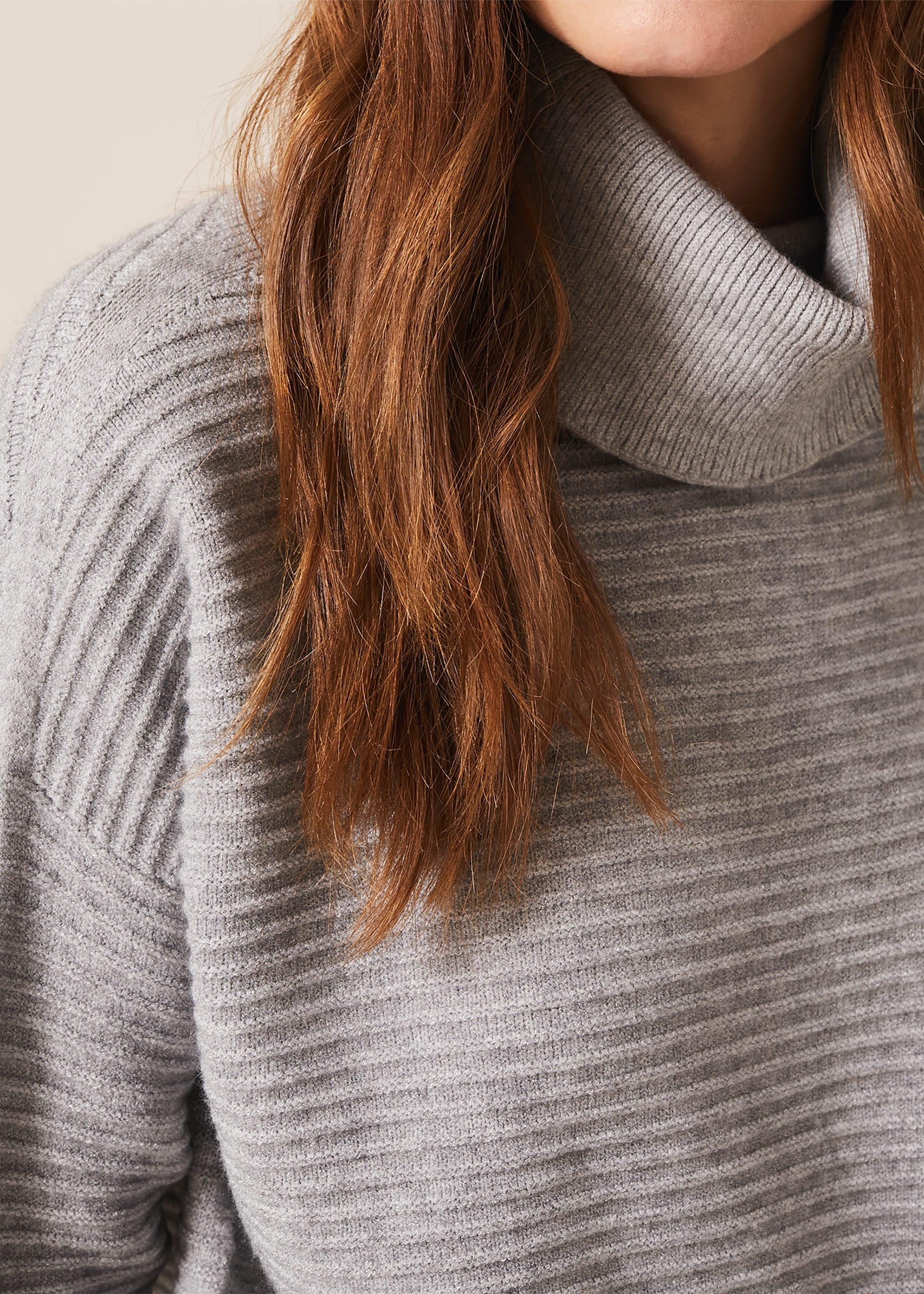 Rocco Roll Neck Ripple Jumper