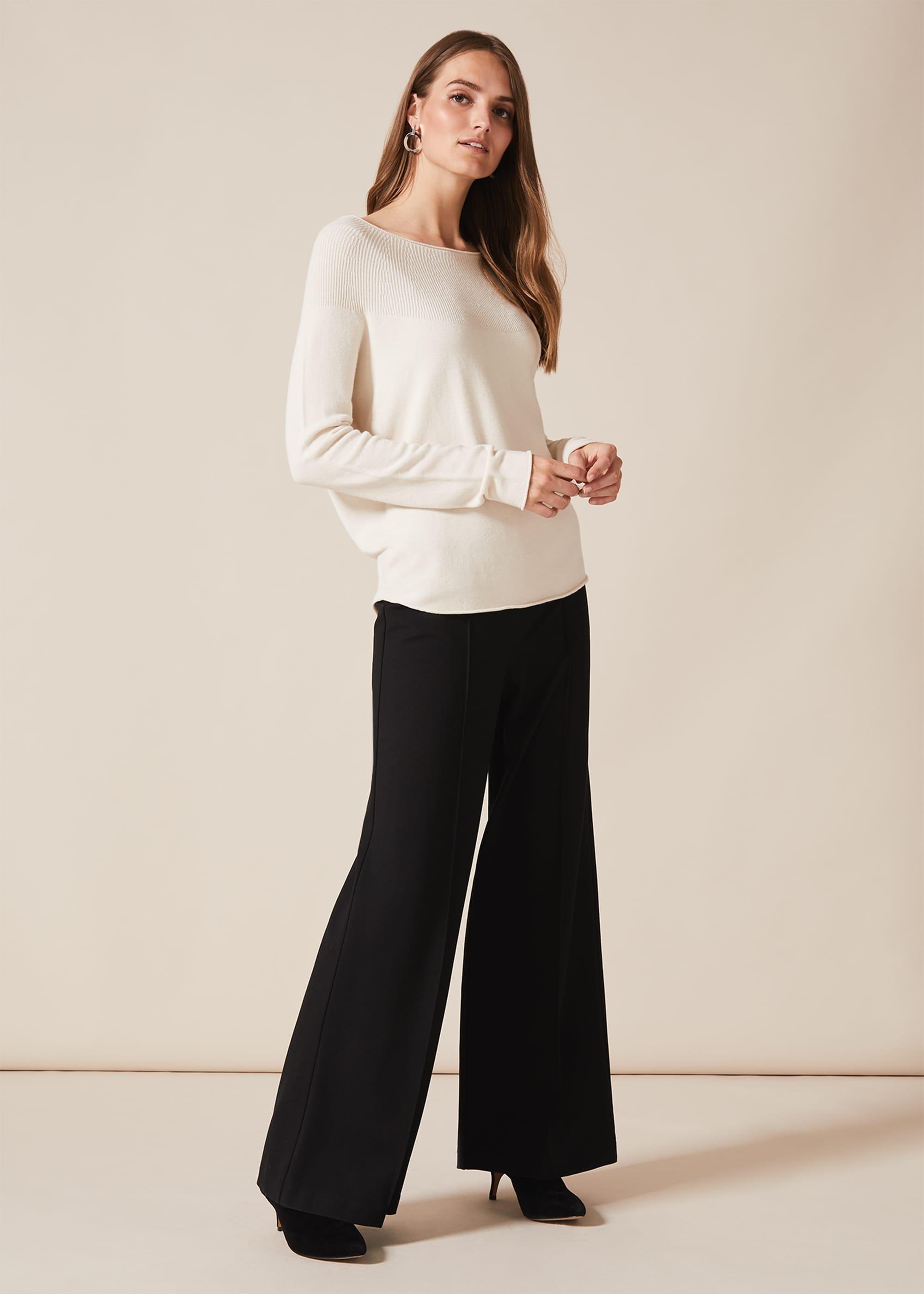 Yaz Textured Detail Knit Top