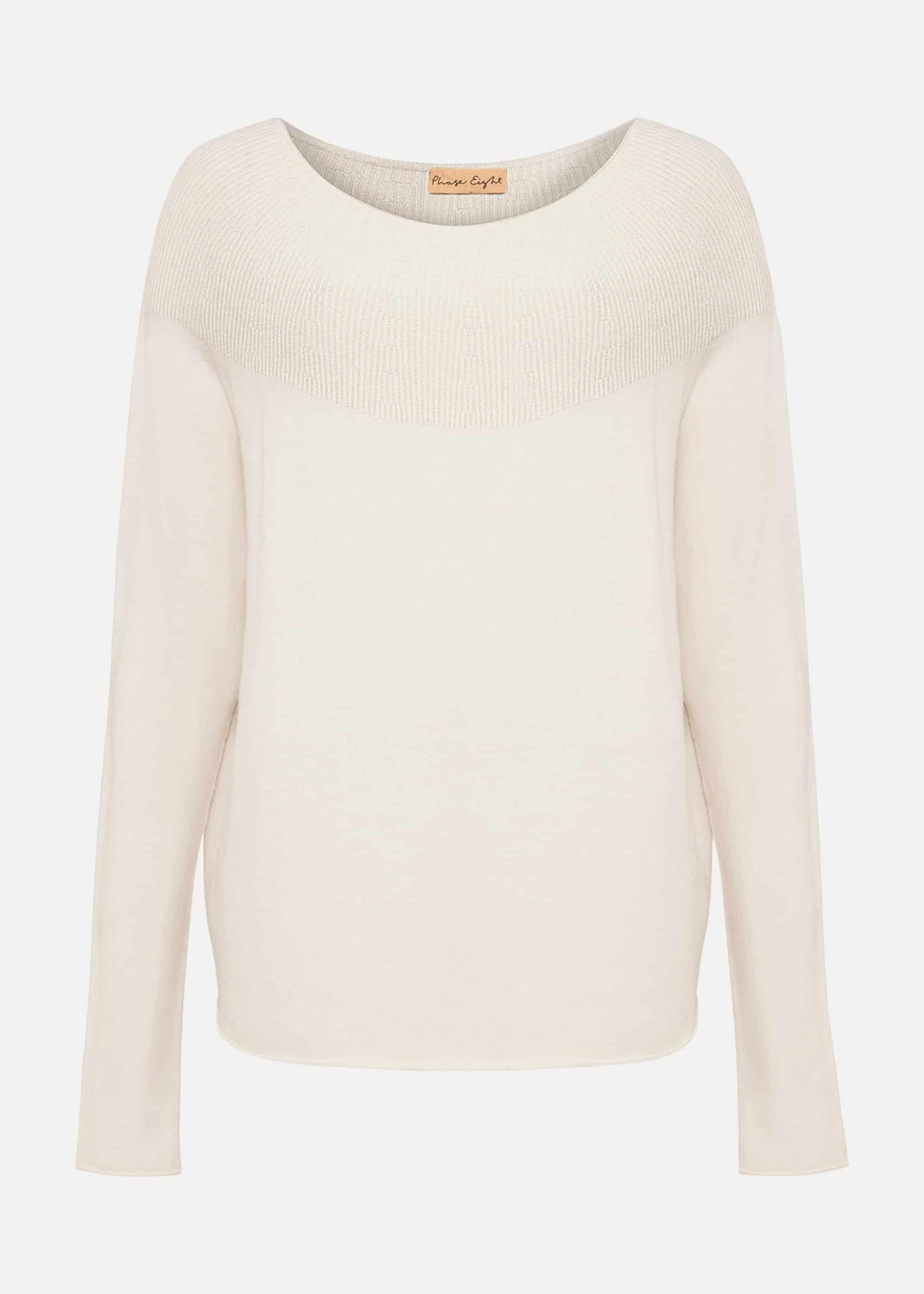 Yaz Textured Detail Knit Top