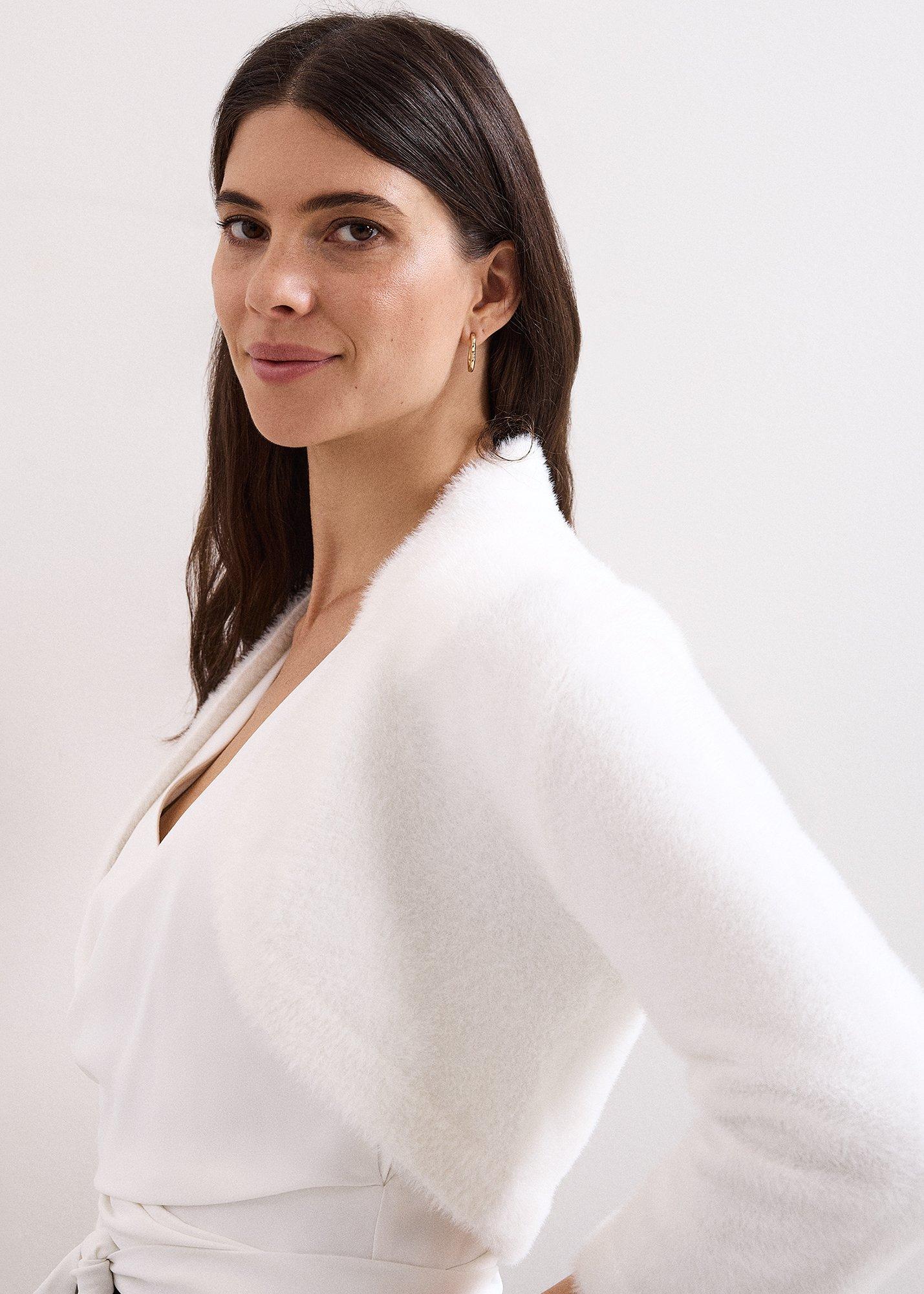 ${product-id}-Fay Fluffy Bolero-Ivory-${view-type}