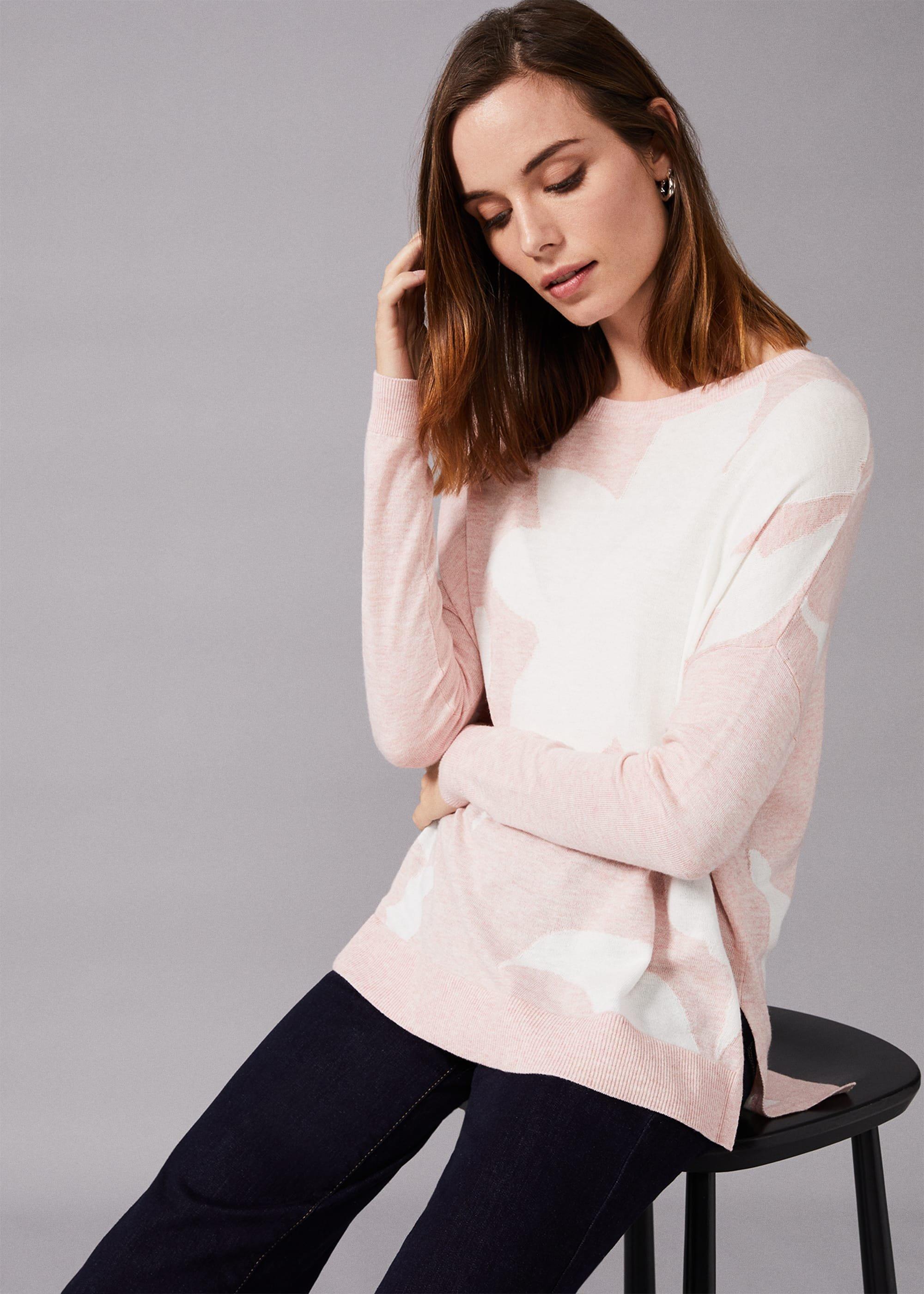 Iana Intarsia Knit Top