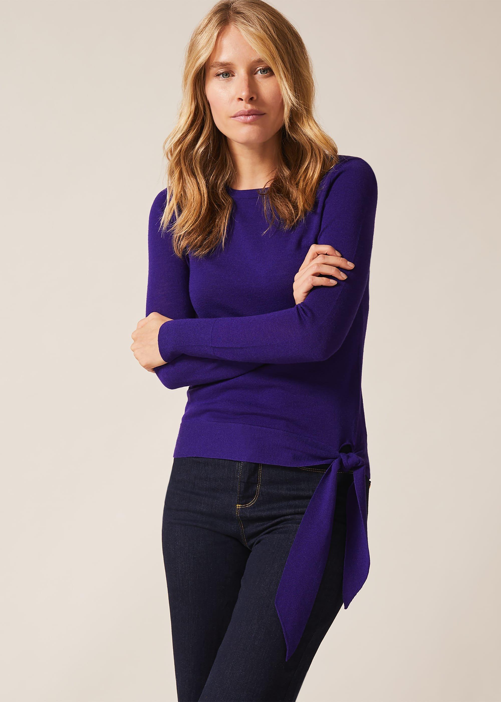 Tessa Tie Side Merino Jumper